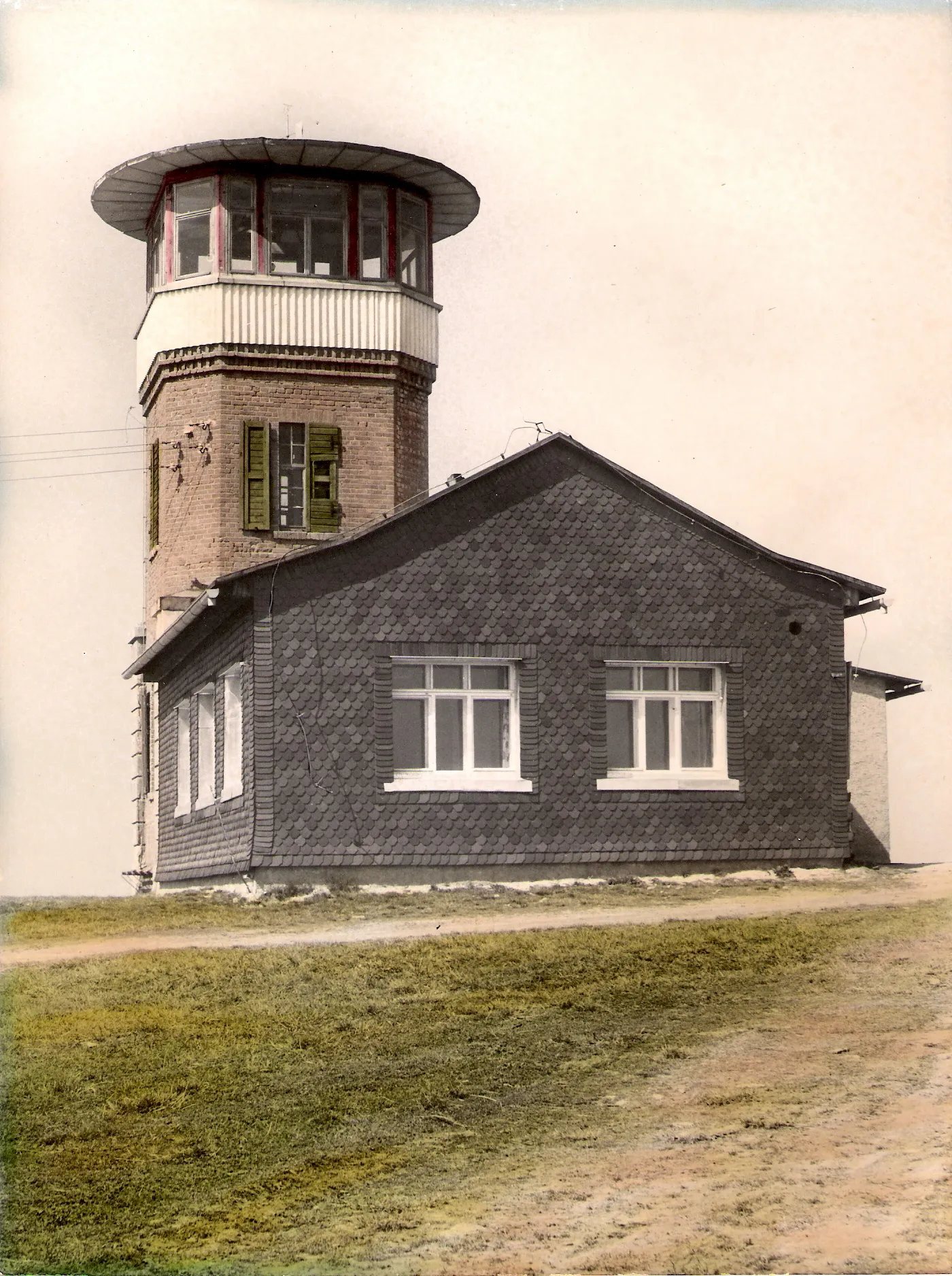 Photo showing: Barigauer Turm Anfang 1960