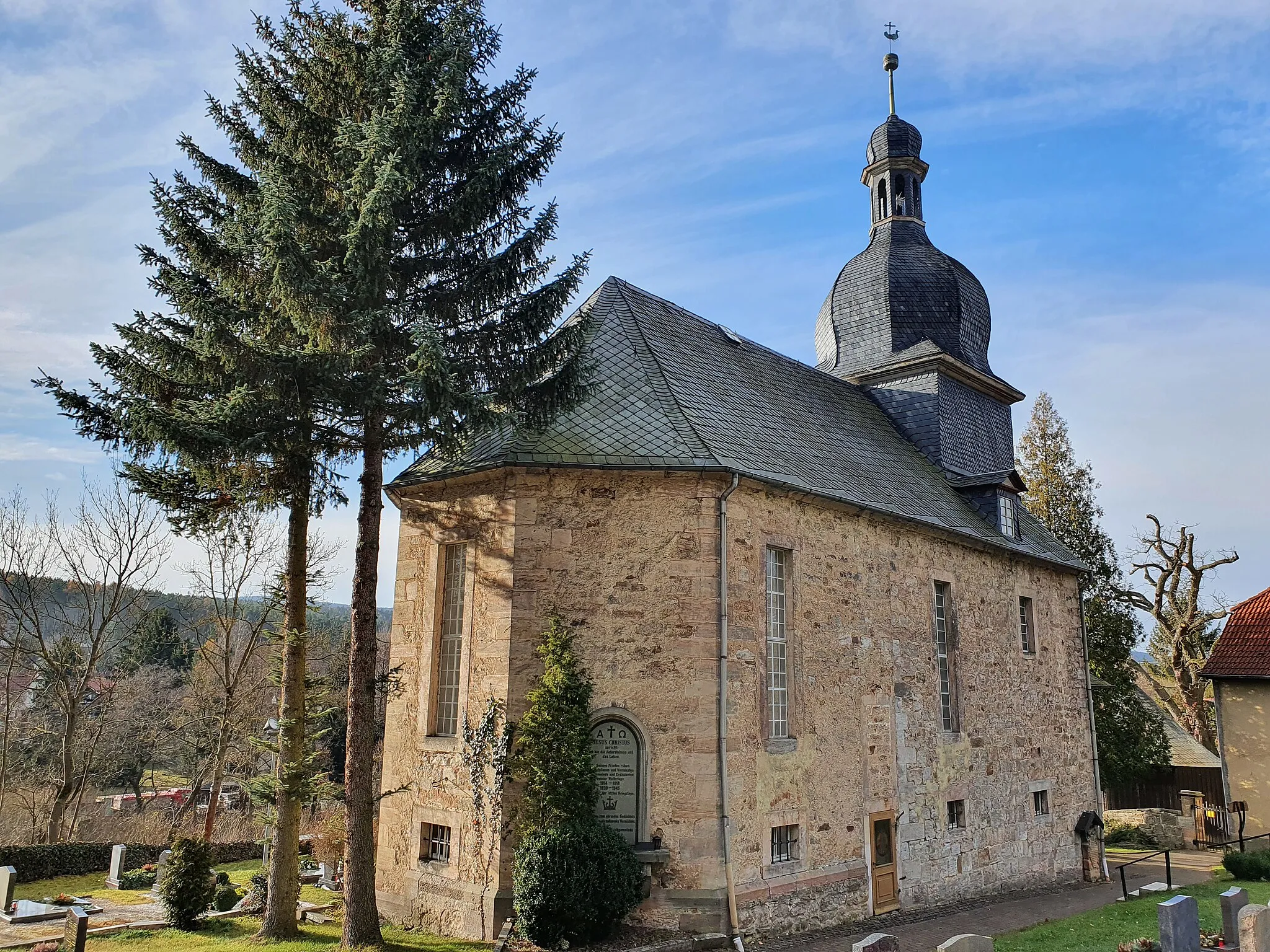Photo showing: Kirche in Martinroda, Thüringen