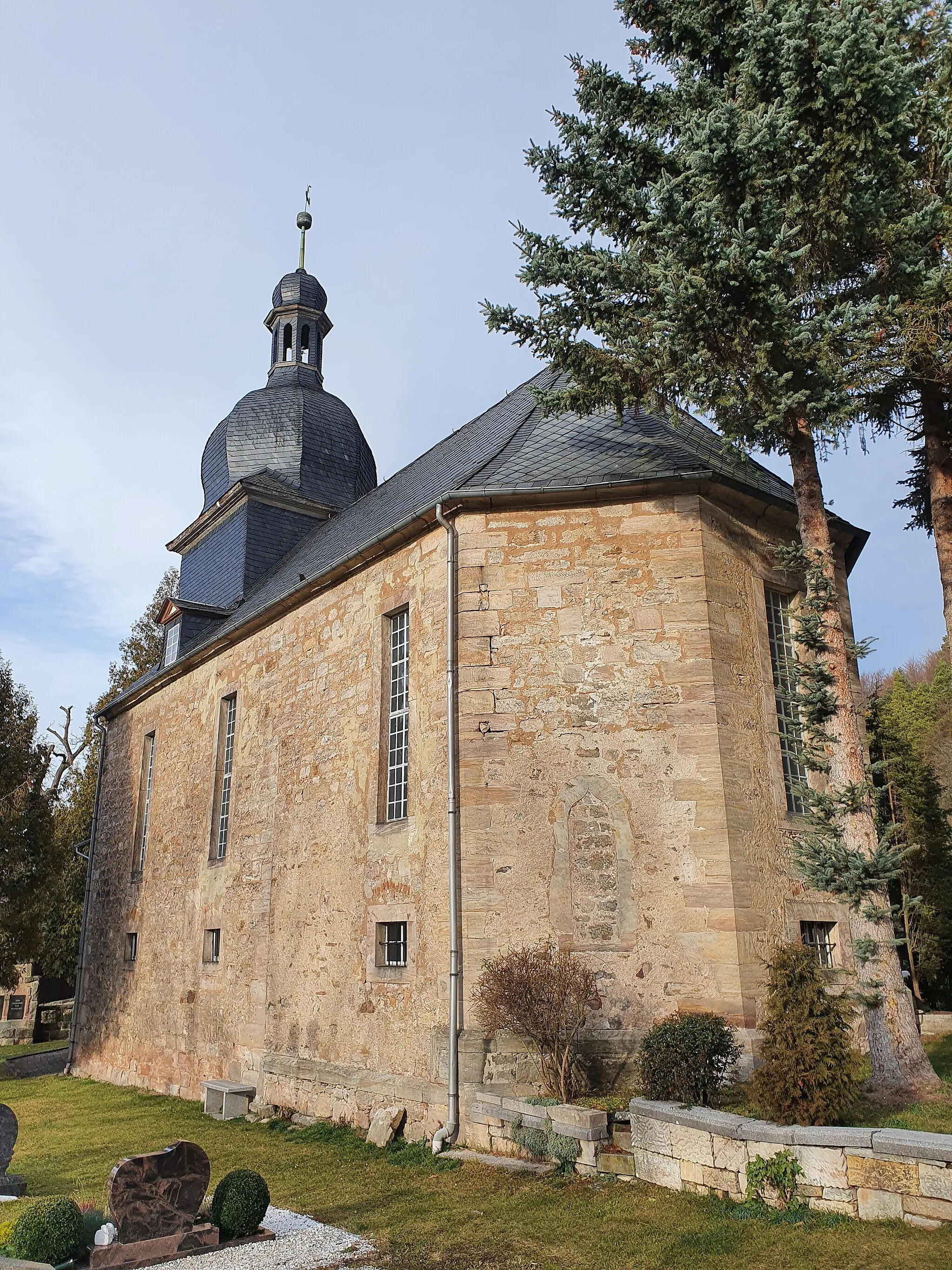 Photo showing: Kirche in Martinroda, Thüringen