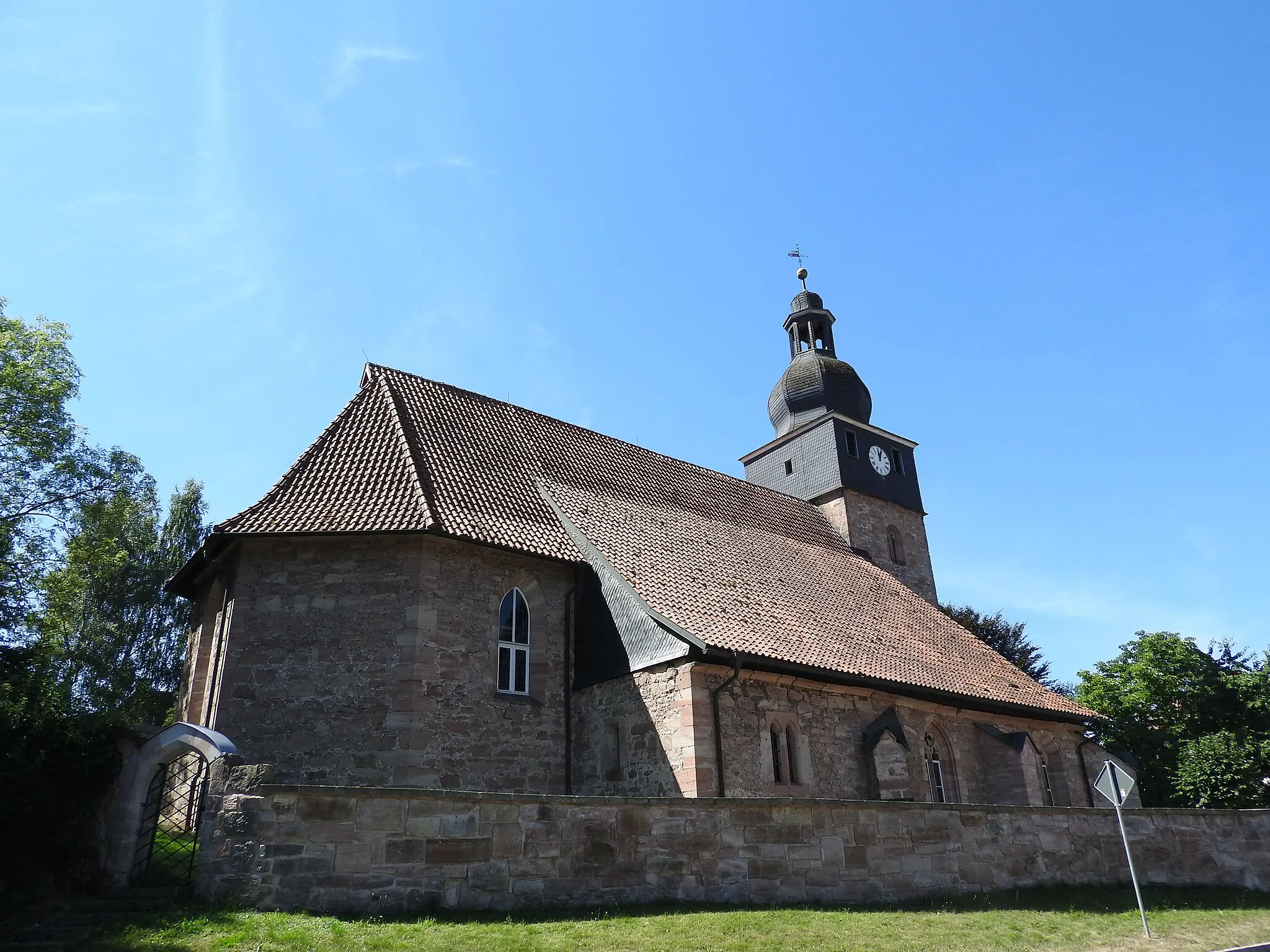 Photo showing: Dorfkirche Haindorf, Schmalkalden in Thüringen