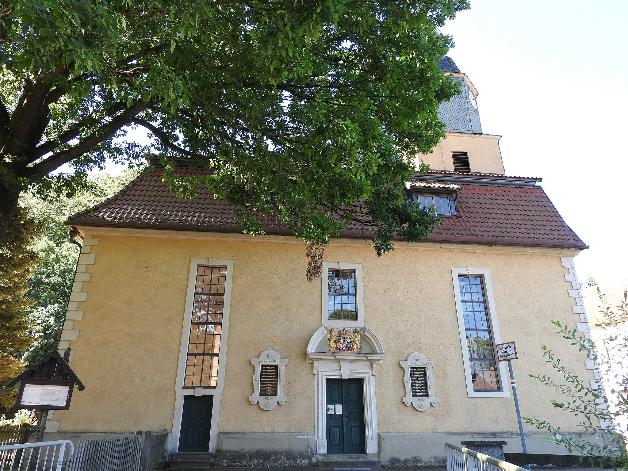 Photo showing: Kirche in Schnellbach, Floh-Seligenthal in Thüringen