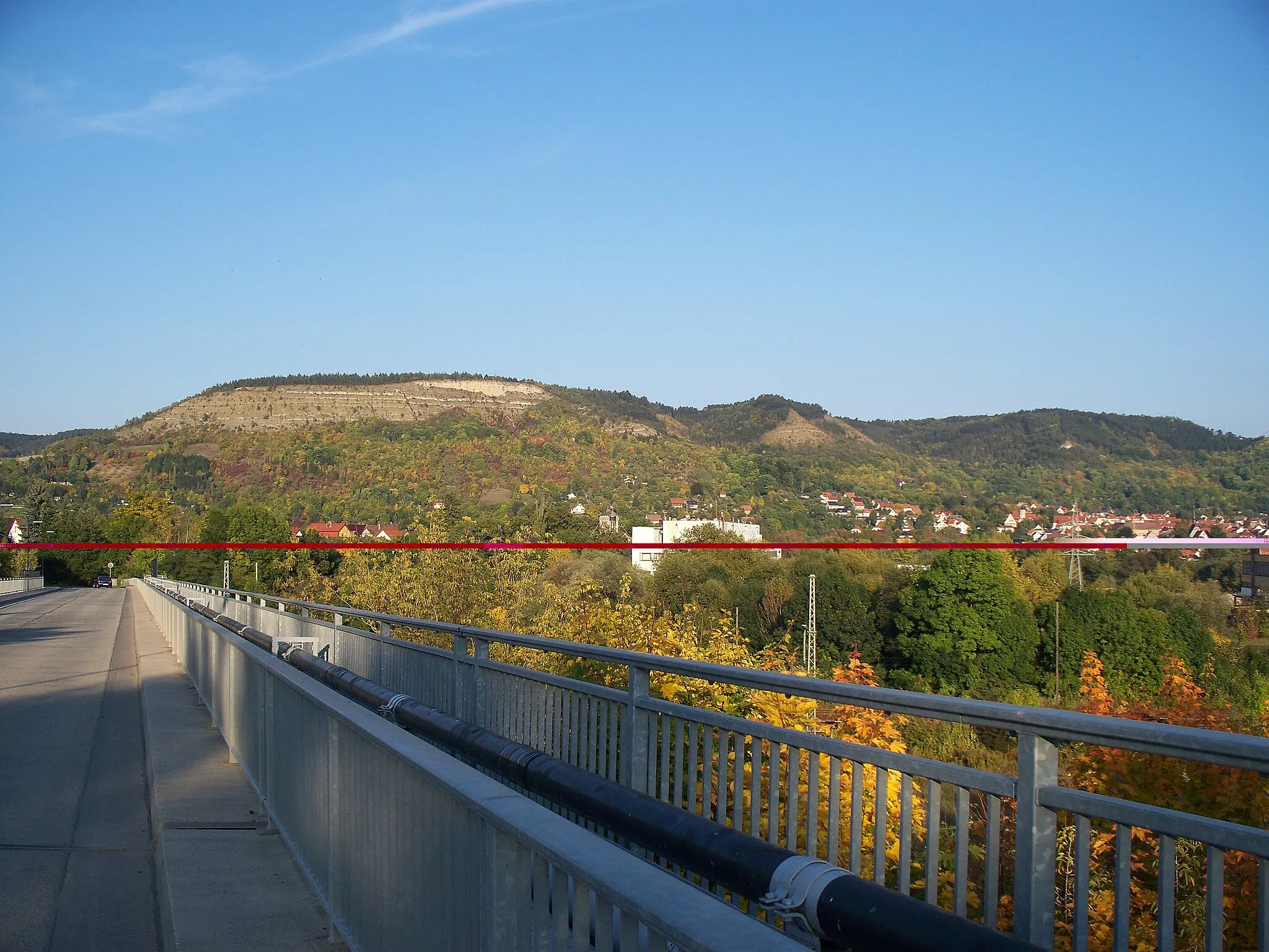 Photo showing: Eisenbahnbrücke Burgau