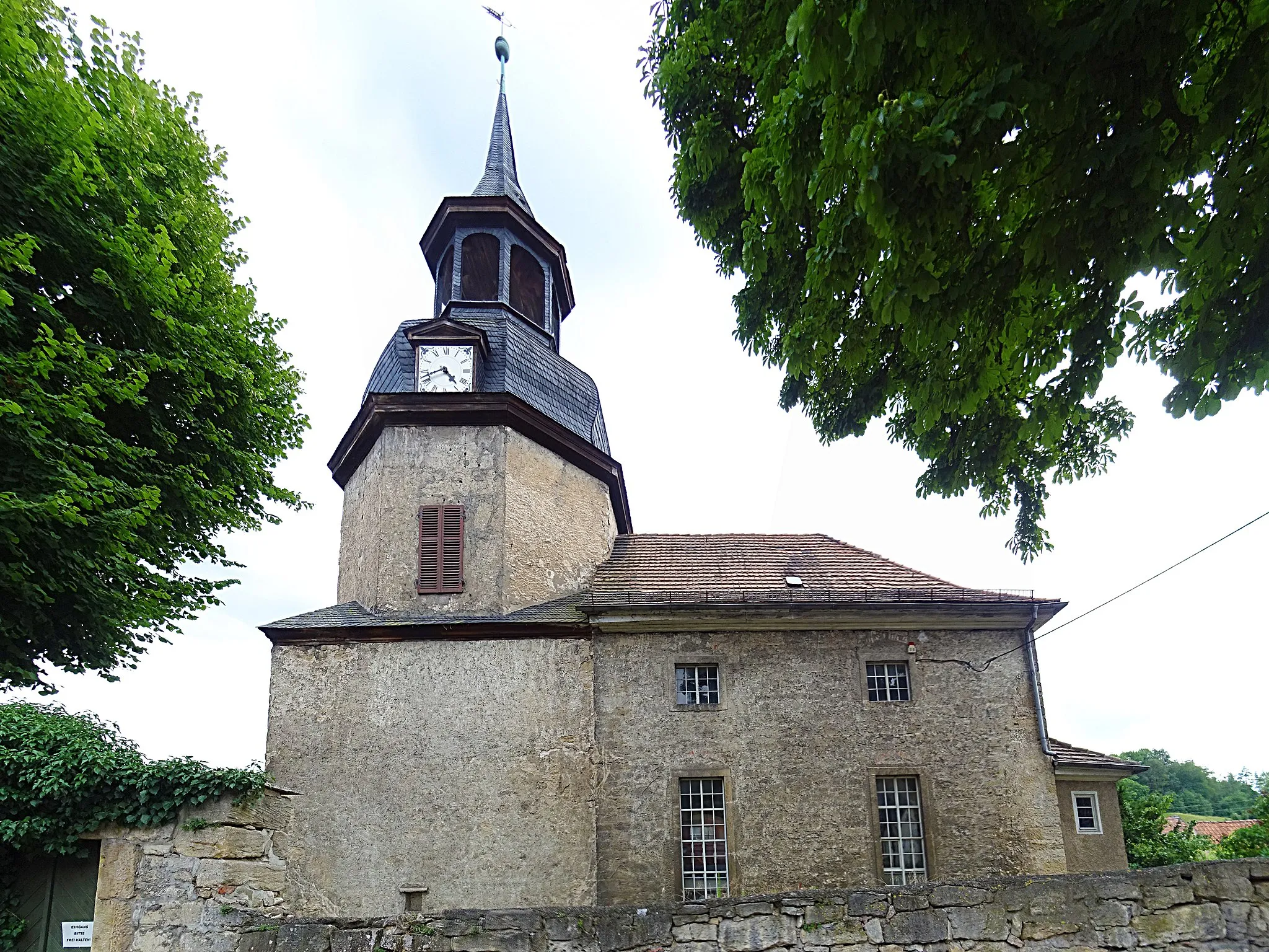 Photo showing: Dorfkirche Ammerbach von Norden
