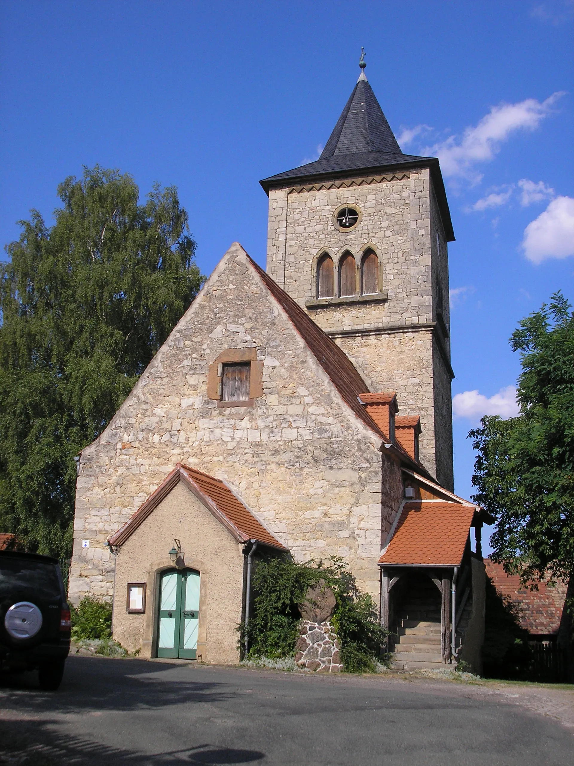 Photo showing: Die Kirche in Buchfart (Thüringen).