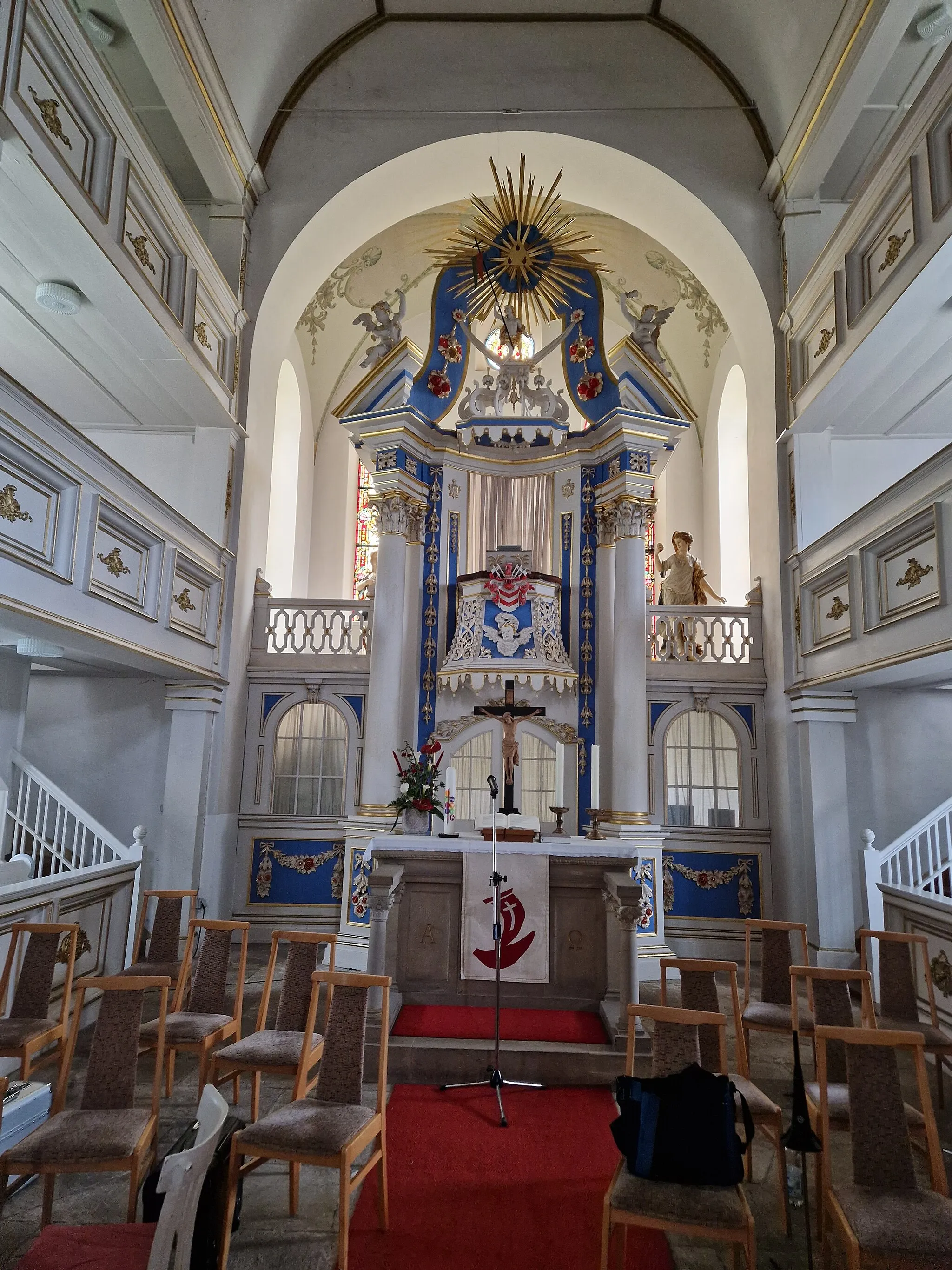 Photo showing: Interieur der St. Leonhard Kiche in Frankenhain, Thüringen