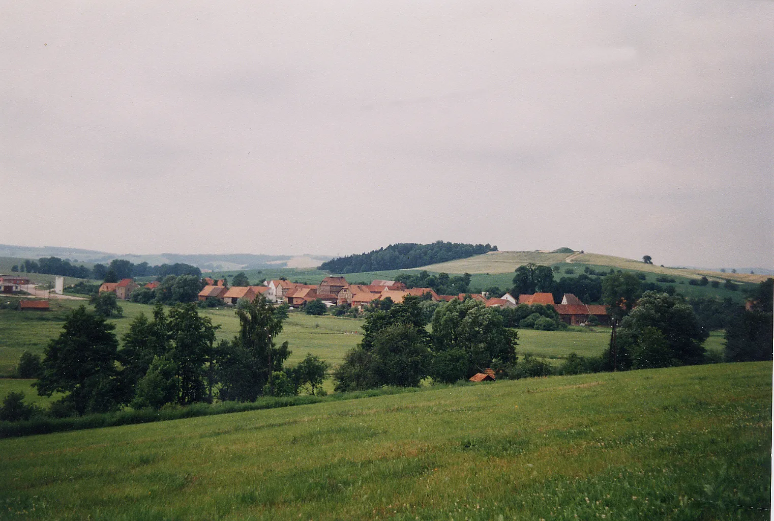 Photo showing: The village Hausbreitenbach near Berka/Werra.