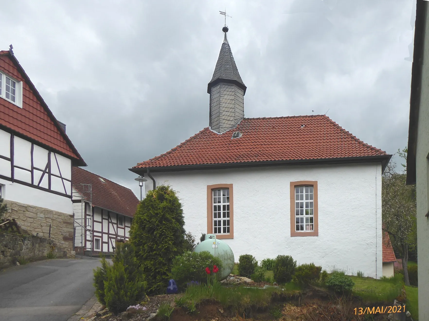 Photo showing: Dahenrode, Landkreis Göttingen, evangelische Kapelle (2021)