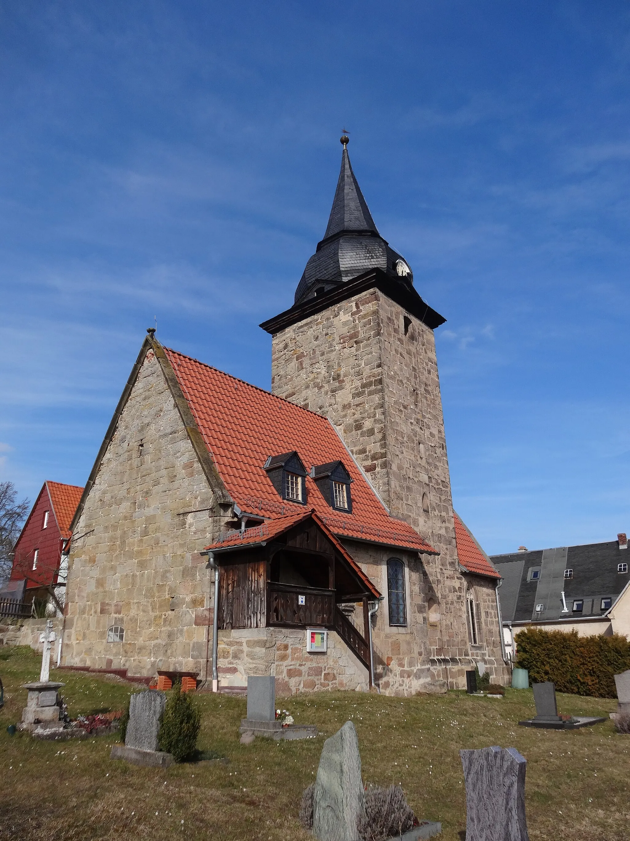 Photo showing: Church in Zeigerheim, Thuringia, Germany