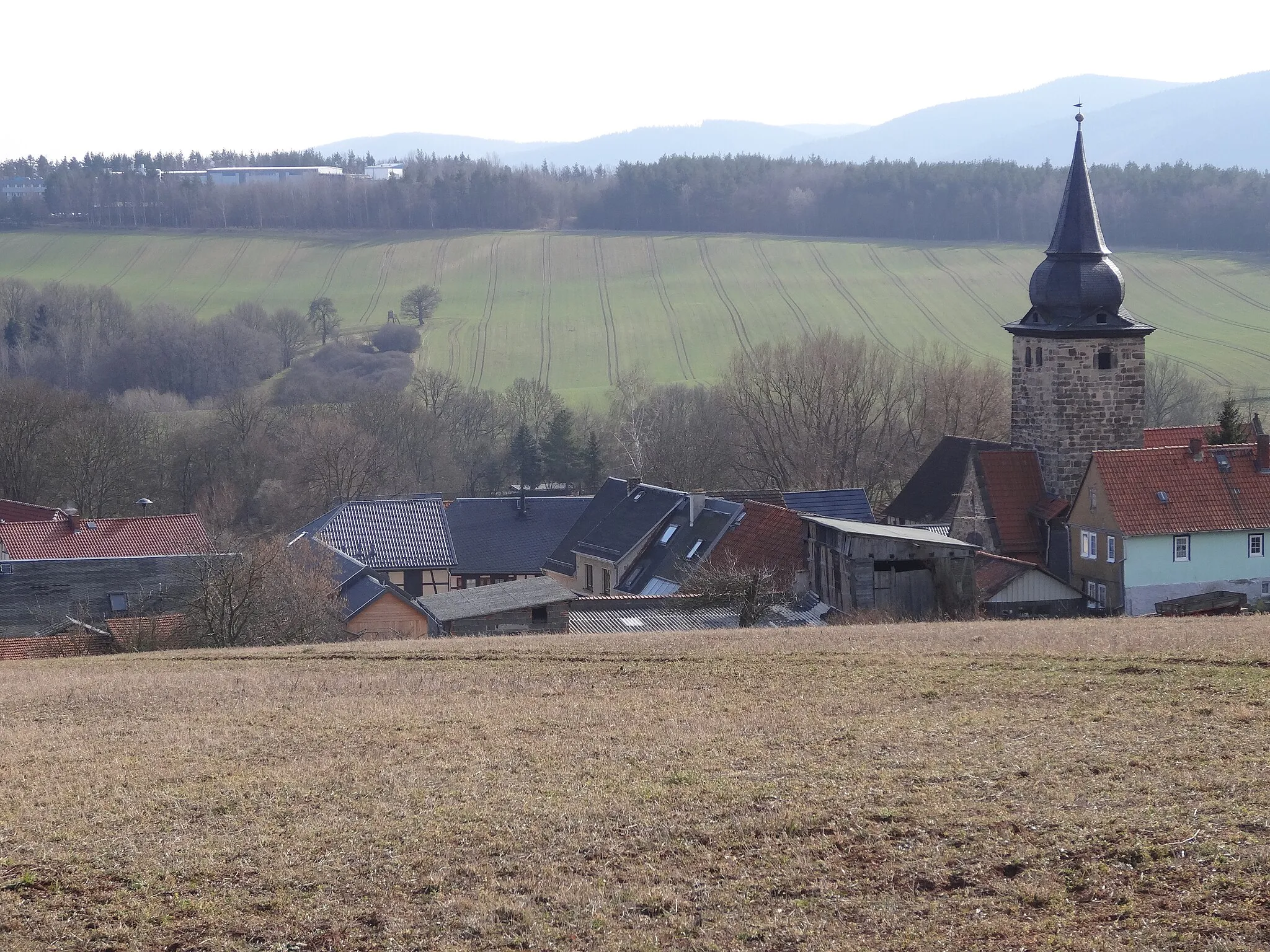 Photo showing: View from Northwest on Zeigerheim, Thuringia, Germany