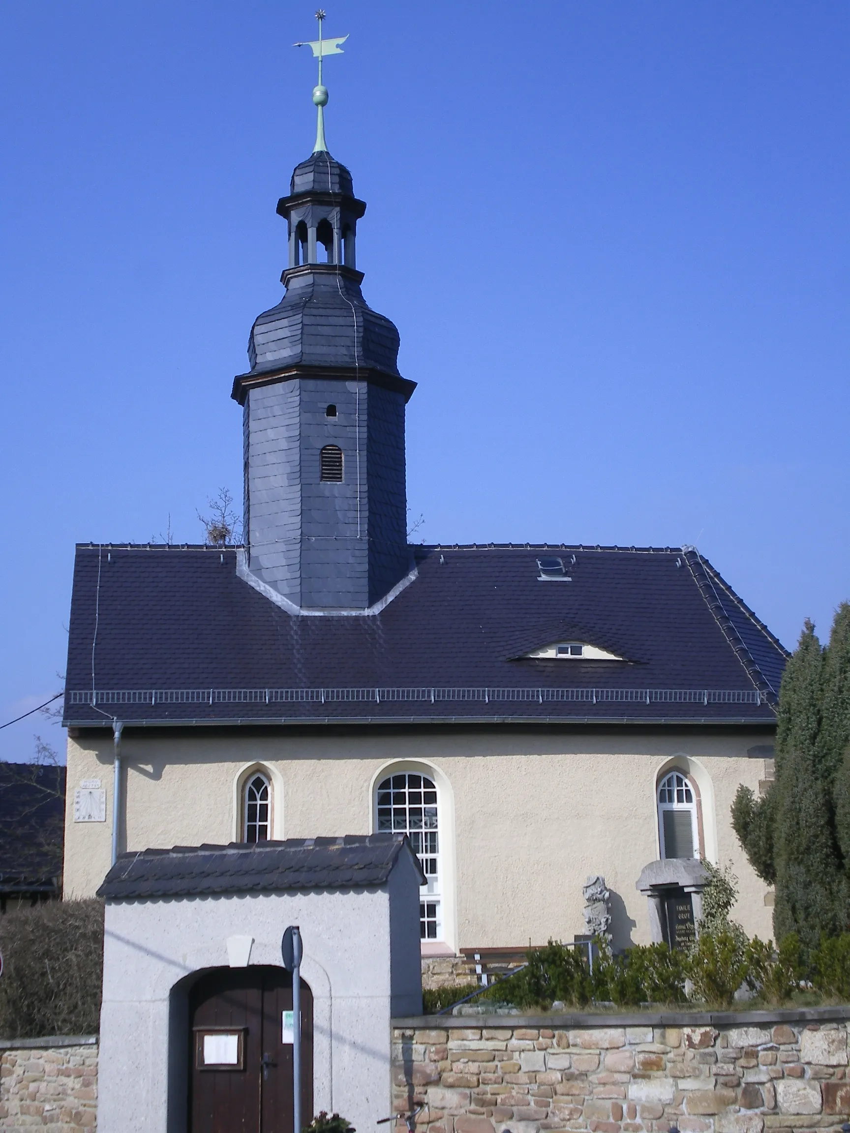 Photo showing: Church in Zschernitzsch, district of Schmölln, near Gera/Thuringia