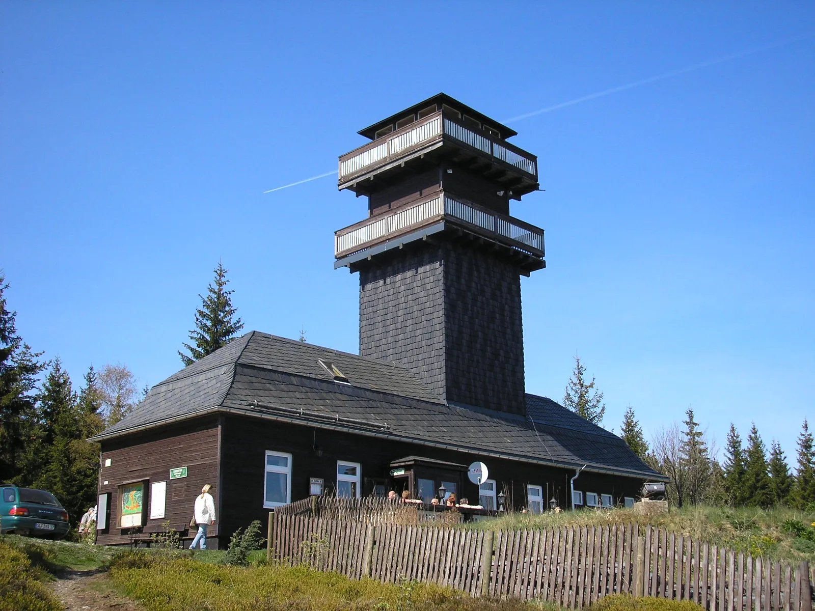 Photo showing: Leipziger Turm auf dem Rauhhügel bei Schmiedefeld (Lichtetal) - Thüringen