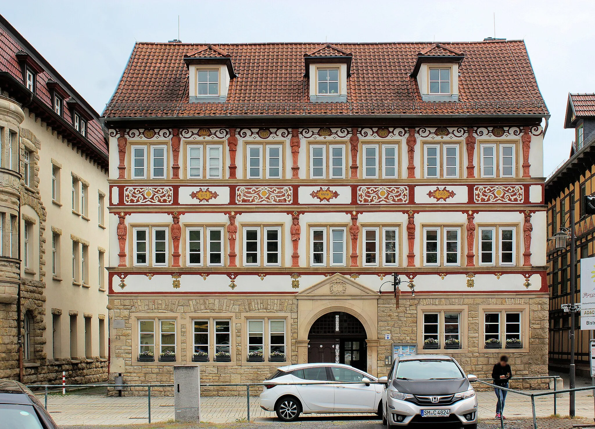 Photo showing: Meiningen, house 43 Anton-Ulrich-Straße