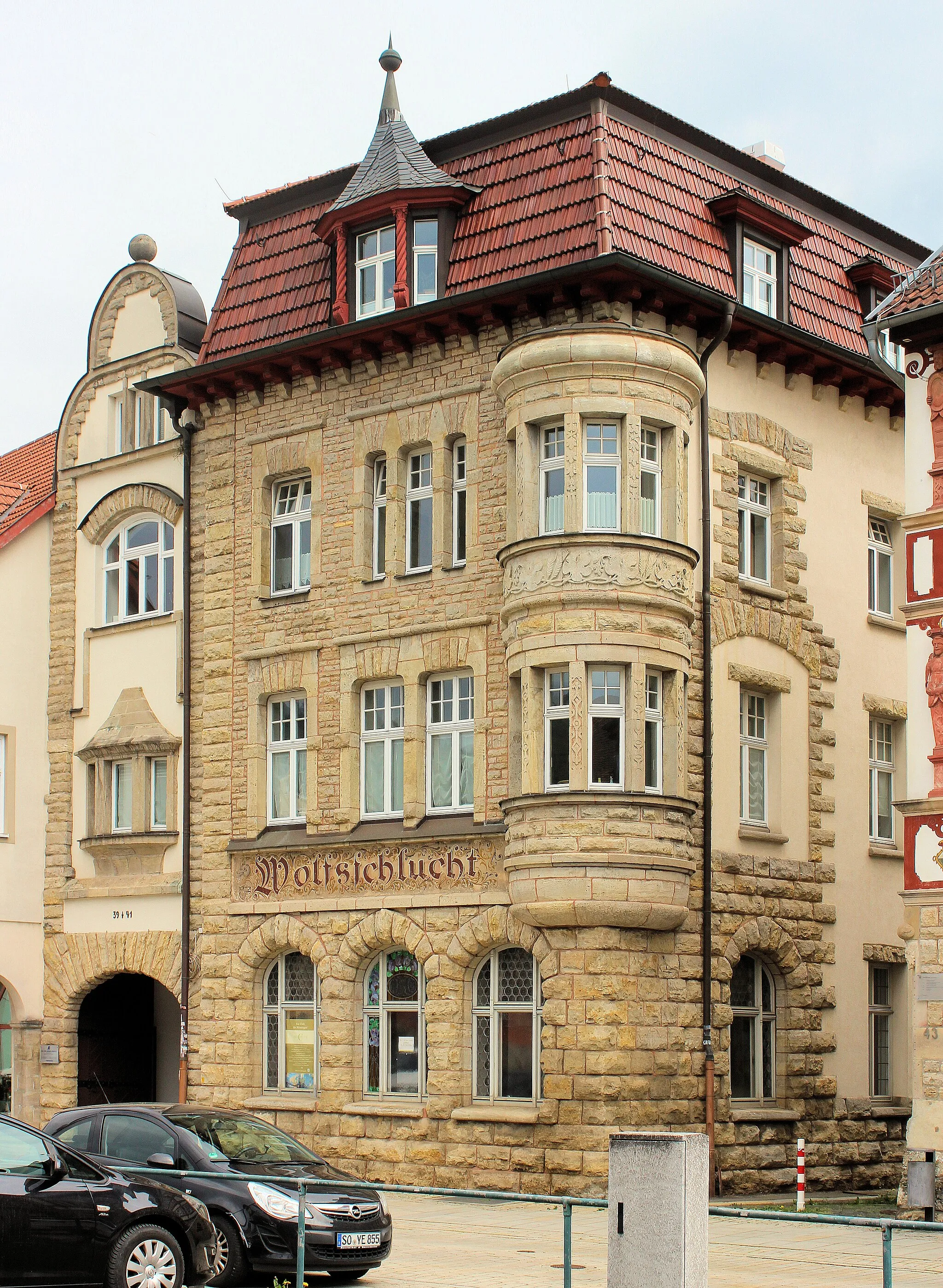 Photo showing: Meiningen, house 39-41 Anton-Ulrich-Straße