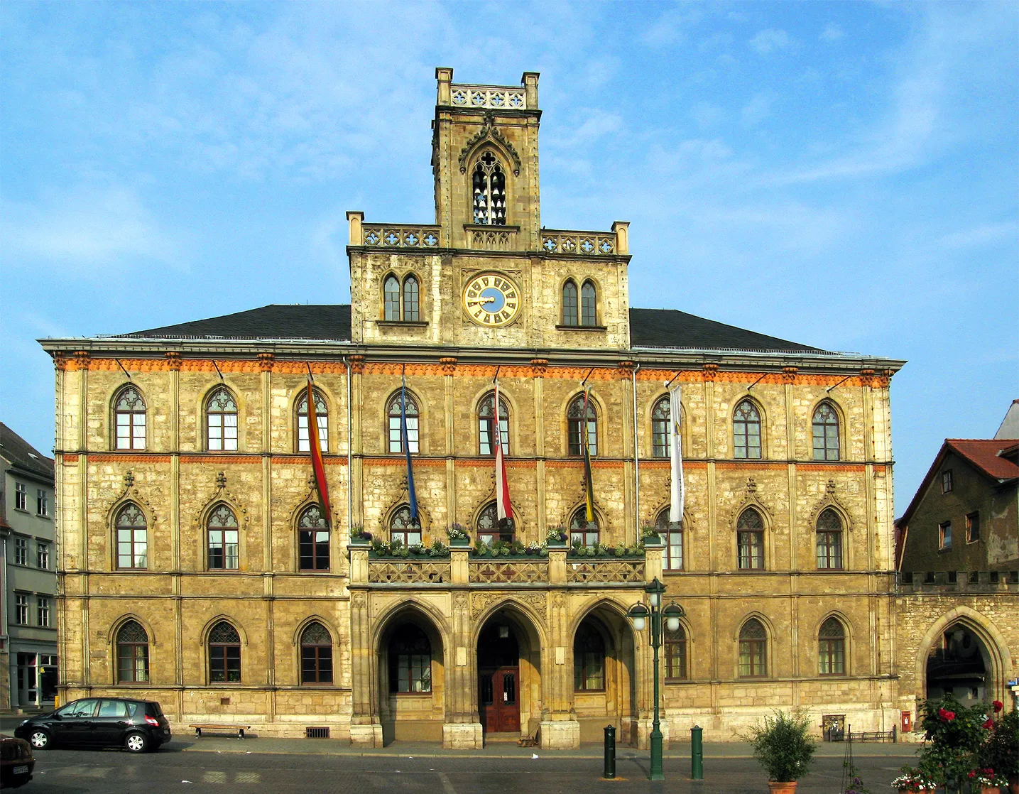 Photo showing: City hall of Weimar