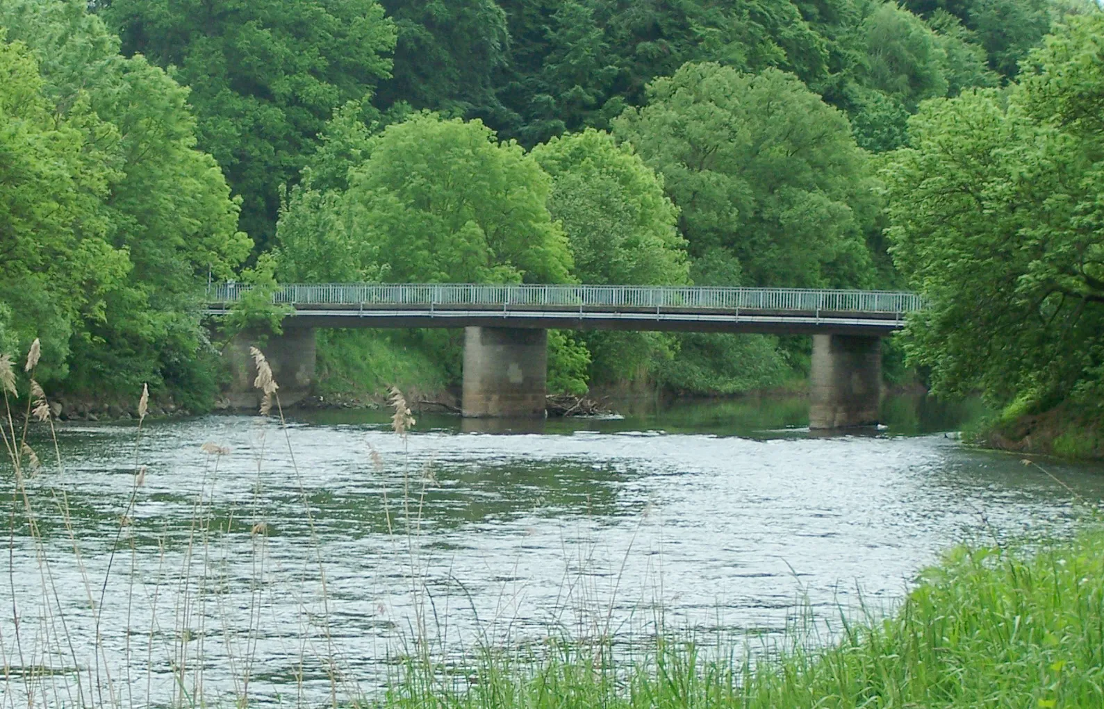 Photo showing: Die Werrabrücke bei Wartha, Stadtteil von Eisenach.