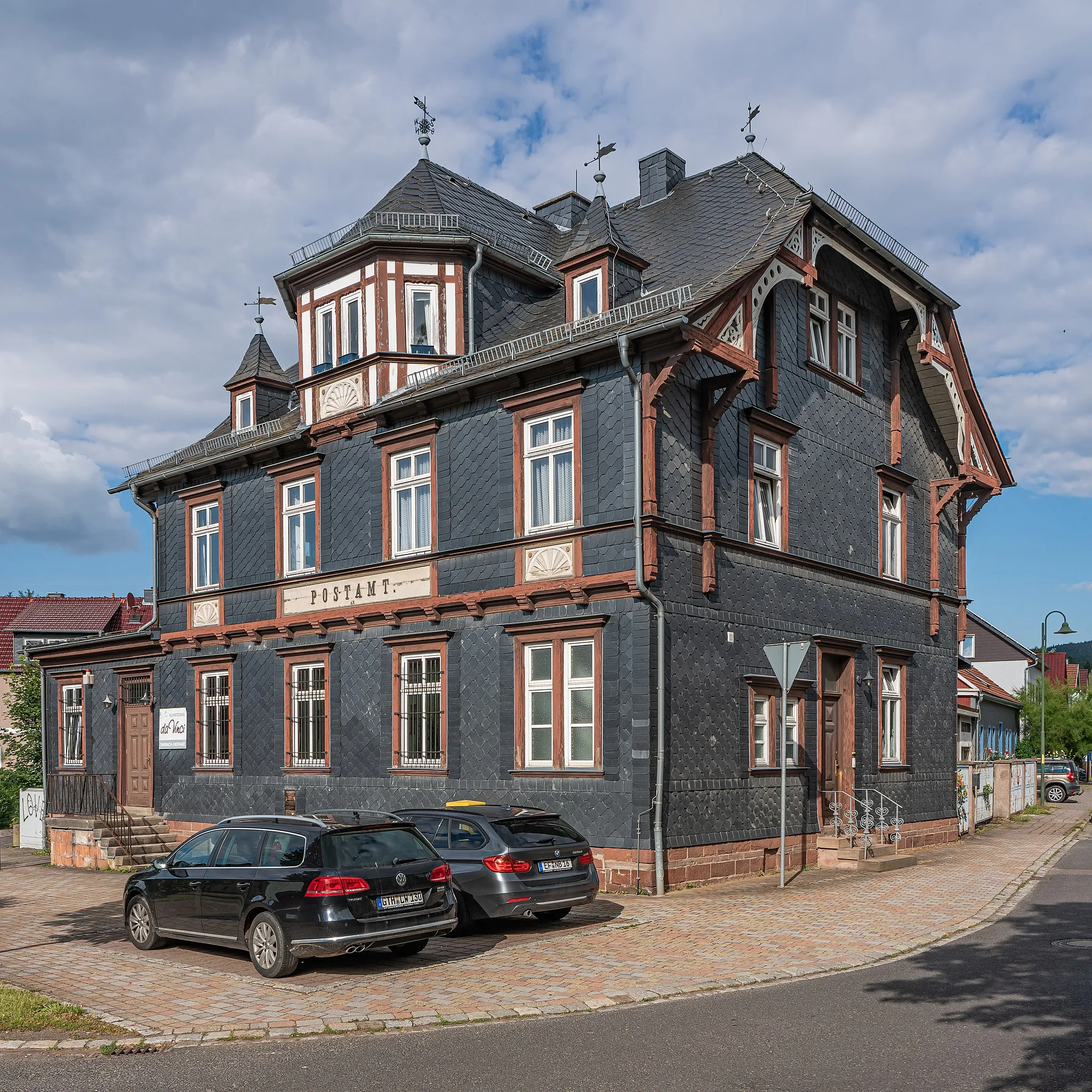Photo showing: Former post office in Tambach-Dietharz, Thuringia, Germany