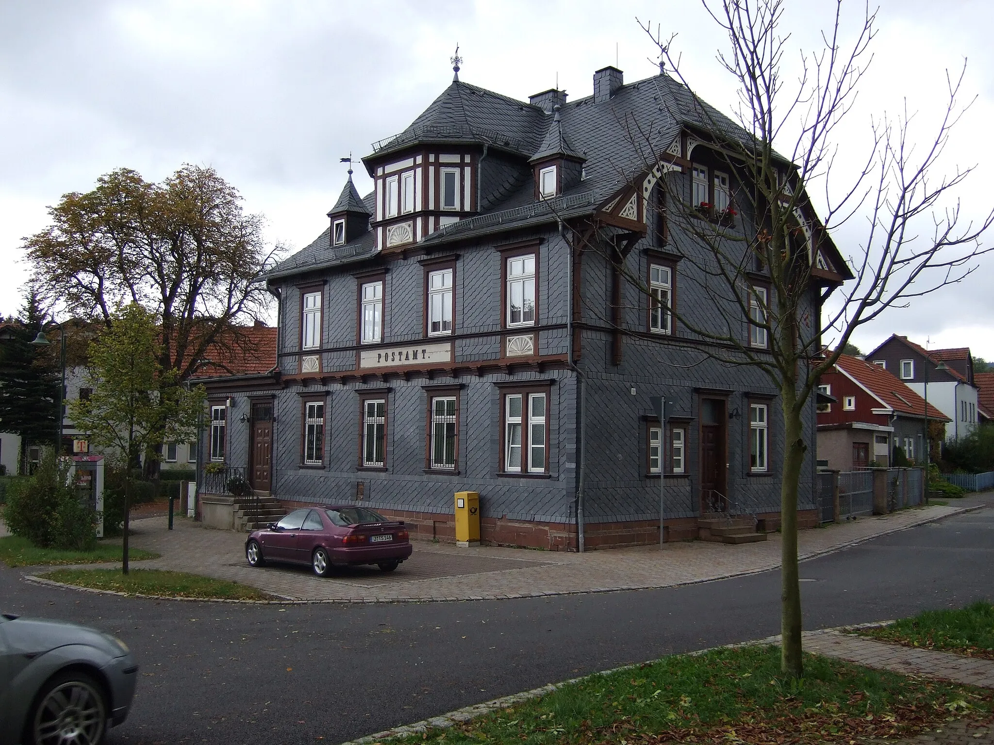 Photo showing: Old post office from 1888 in Tambach-Dietharz, Germany.