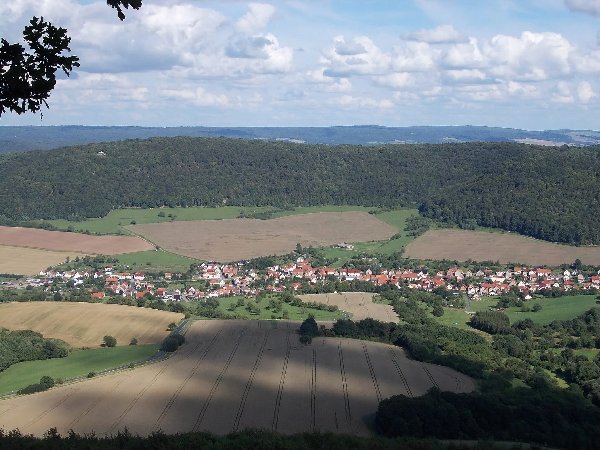 Photo showing: Werra Tal  Heldrastein  Blick nach Osten