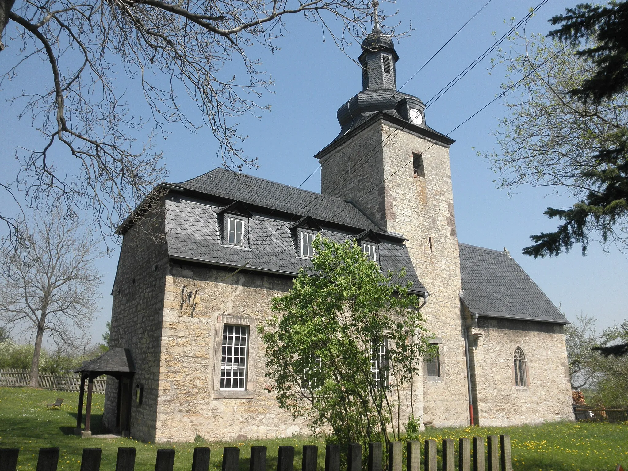 Photo showing: Church in Haufeld in Thuringia