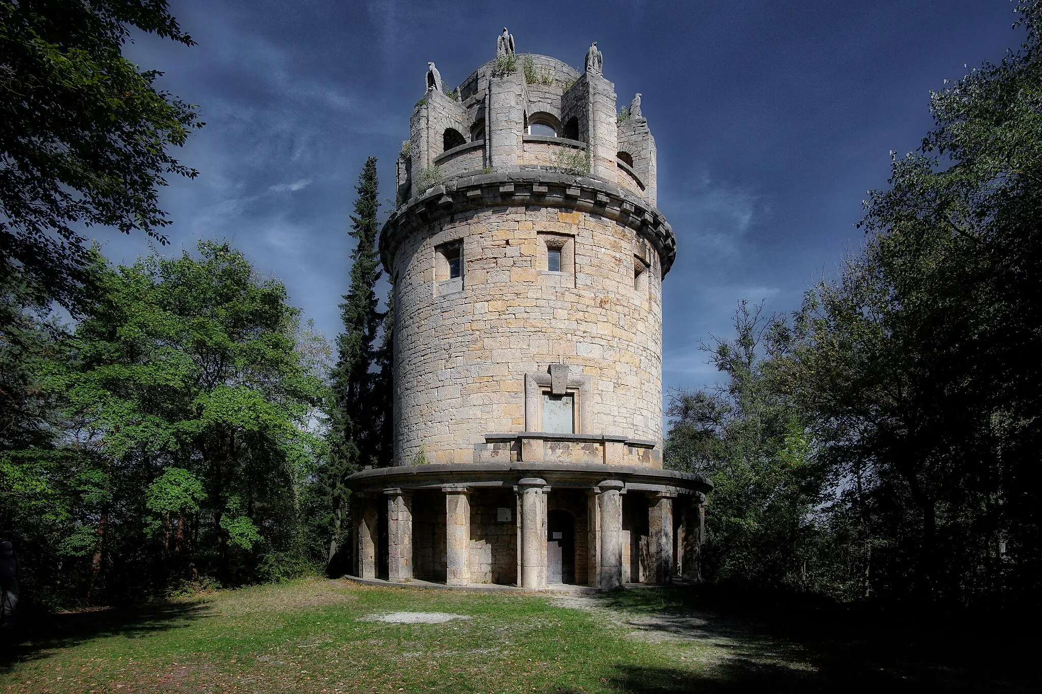 Photo showing: Bismarckturm auf der Tatzend bei Jena