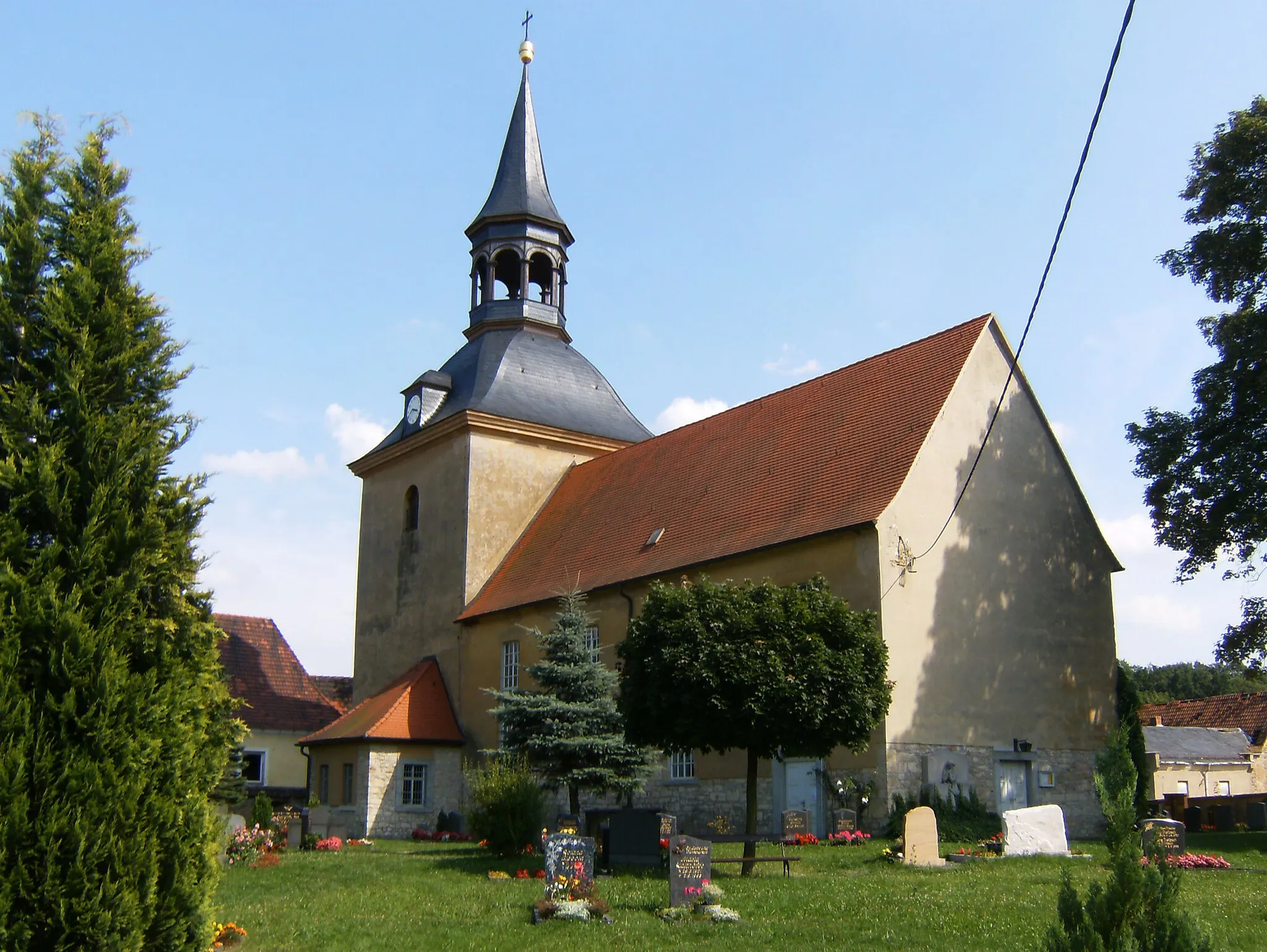 Photo showing: Gera Großaga, church.