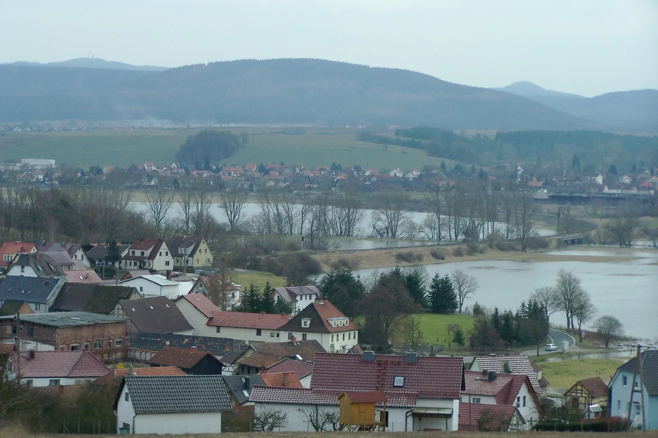 Photo showing: A view over Unterrohn village.