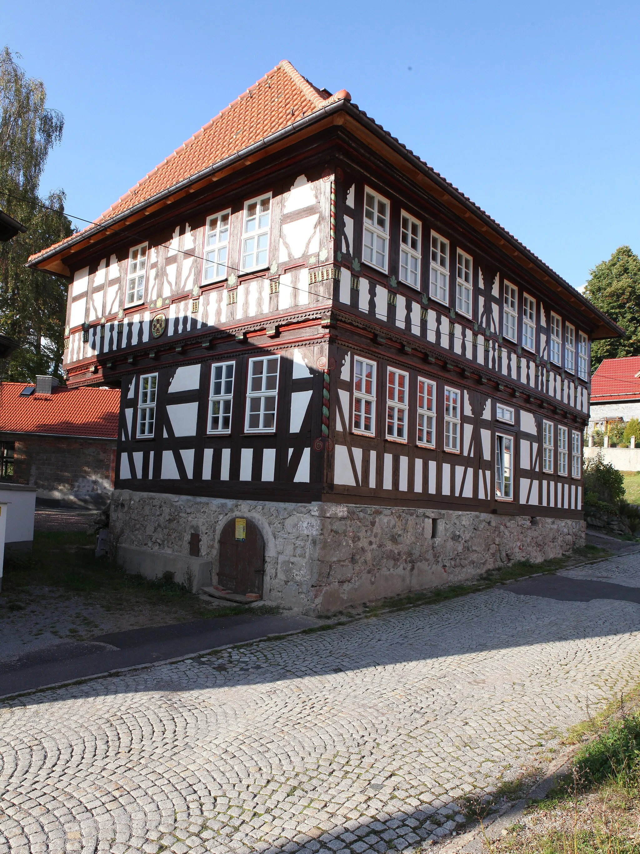 Photo showing: Suhl, Gasthof zum roten Ochsen