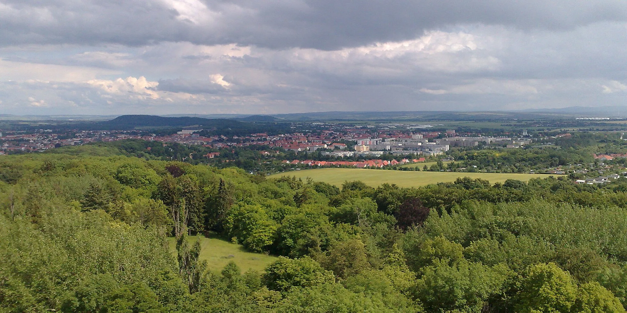 Photo showing: Gotha, Blick vom Bürgerturm