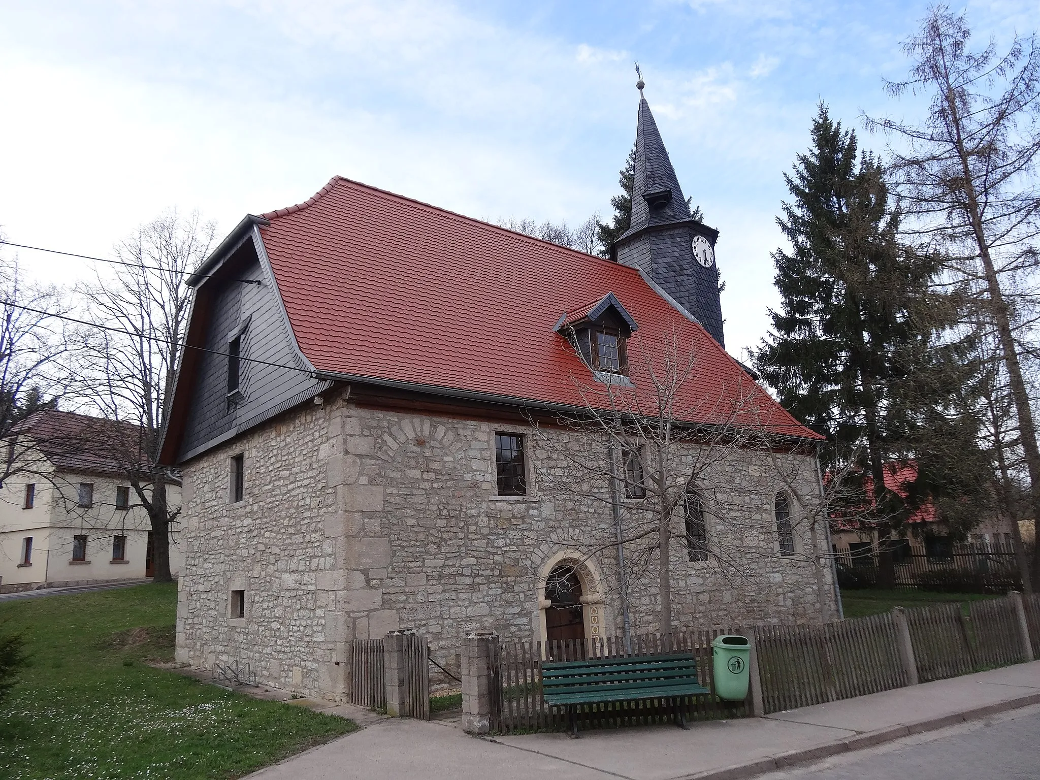 Photo showing: Church in Herressen, Apolda, Thuringia, Germany