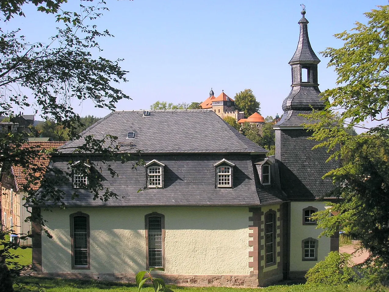 Photo showing: Die Kirche von Elgersburg im Ilm-Kreis (Thüringen, Deutschland)