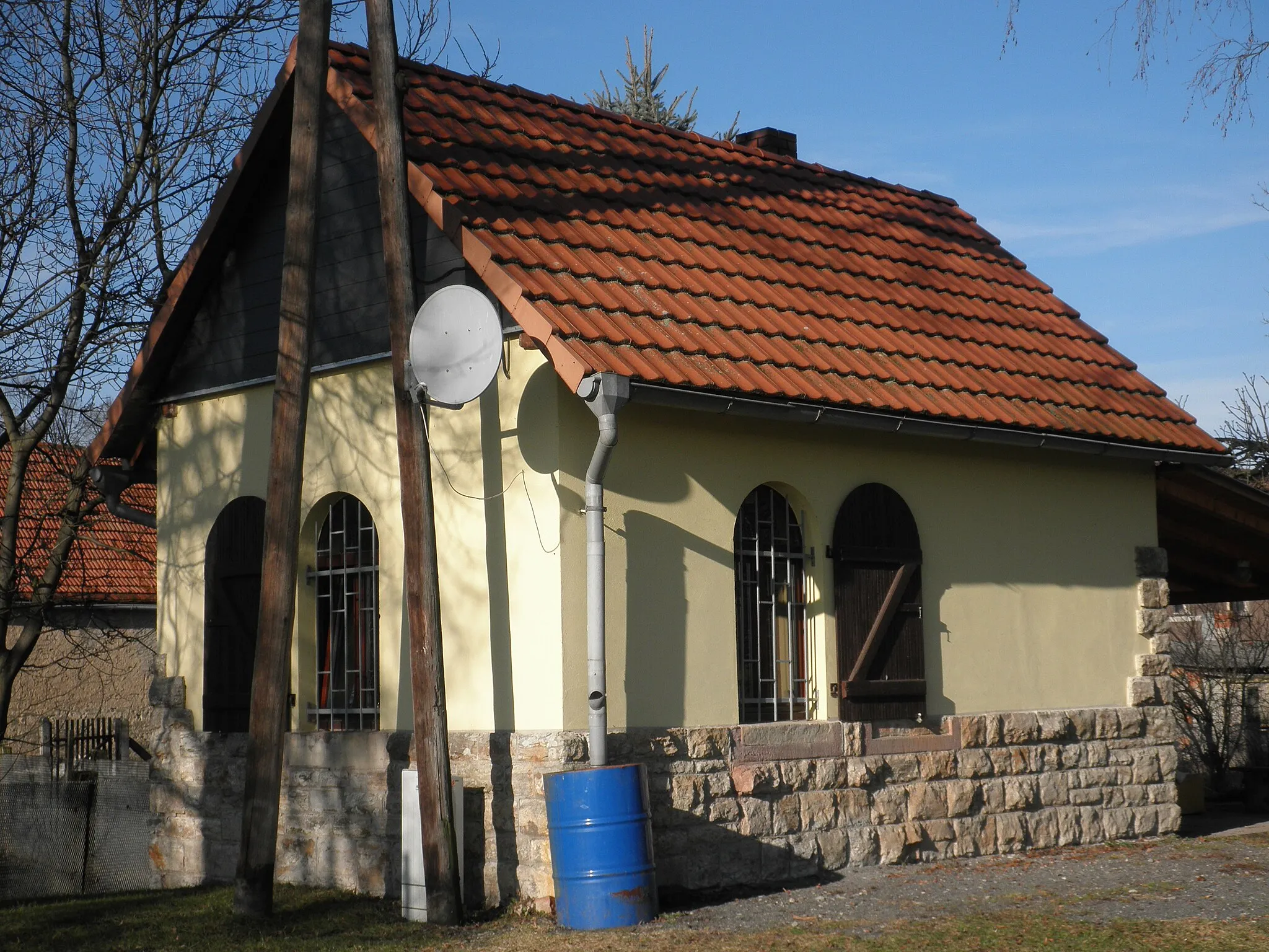 Photo showing: Youth Club in Battgendorf (Kölleda) in Thuringia