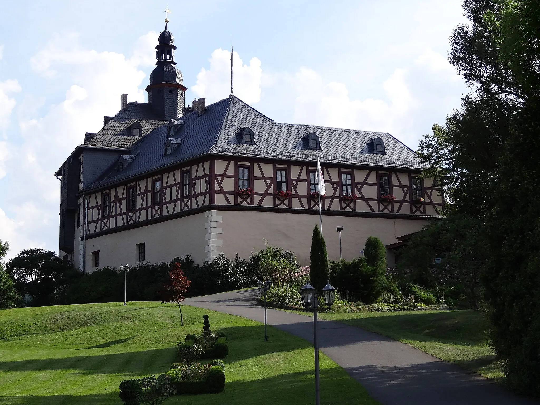 Photo showing: Castle Eichicht, Thuringia, Germany
