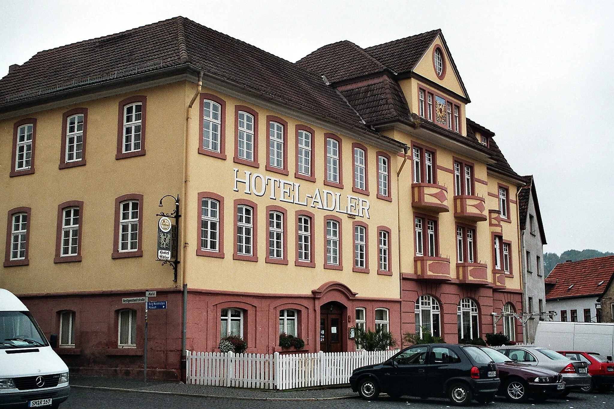 Photo showing: Vacha, the hotel Adler