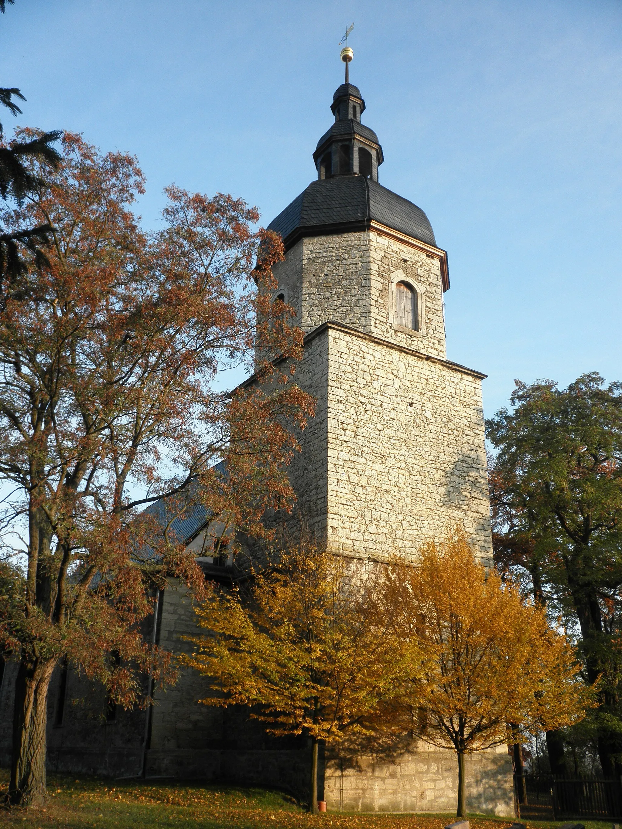 Photo showing: Church in Günstedt in Thuringia