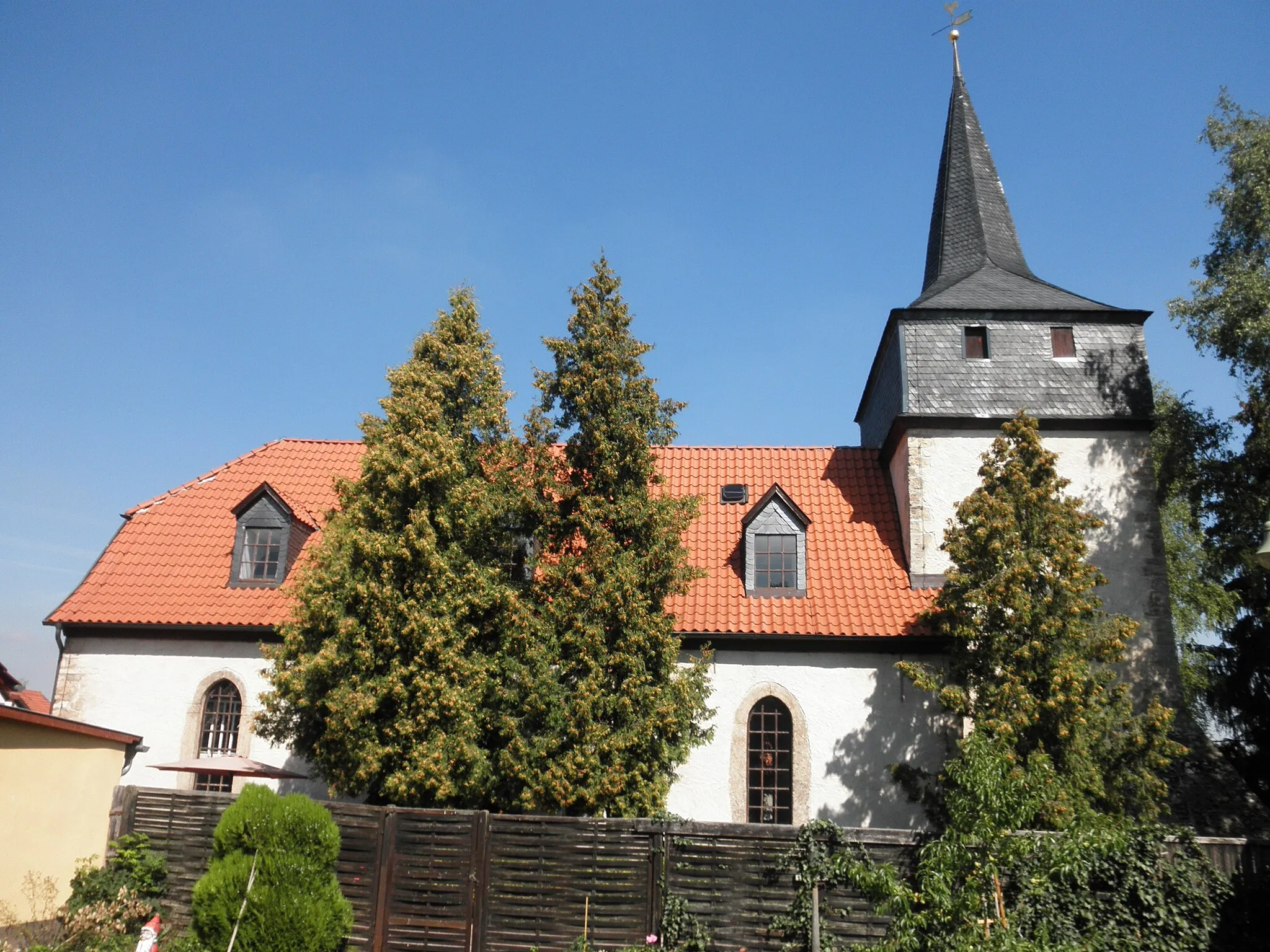 Photo showing: Church in Klettstedt in Thuringia