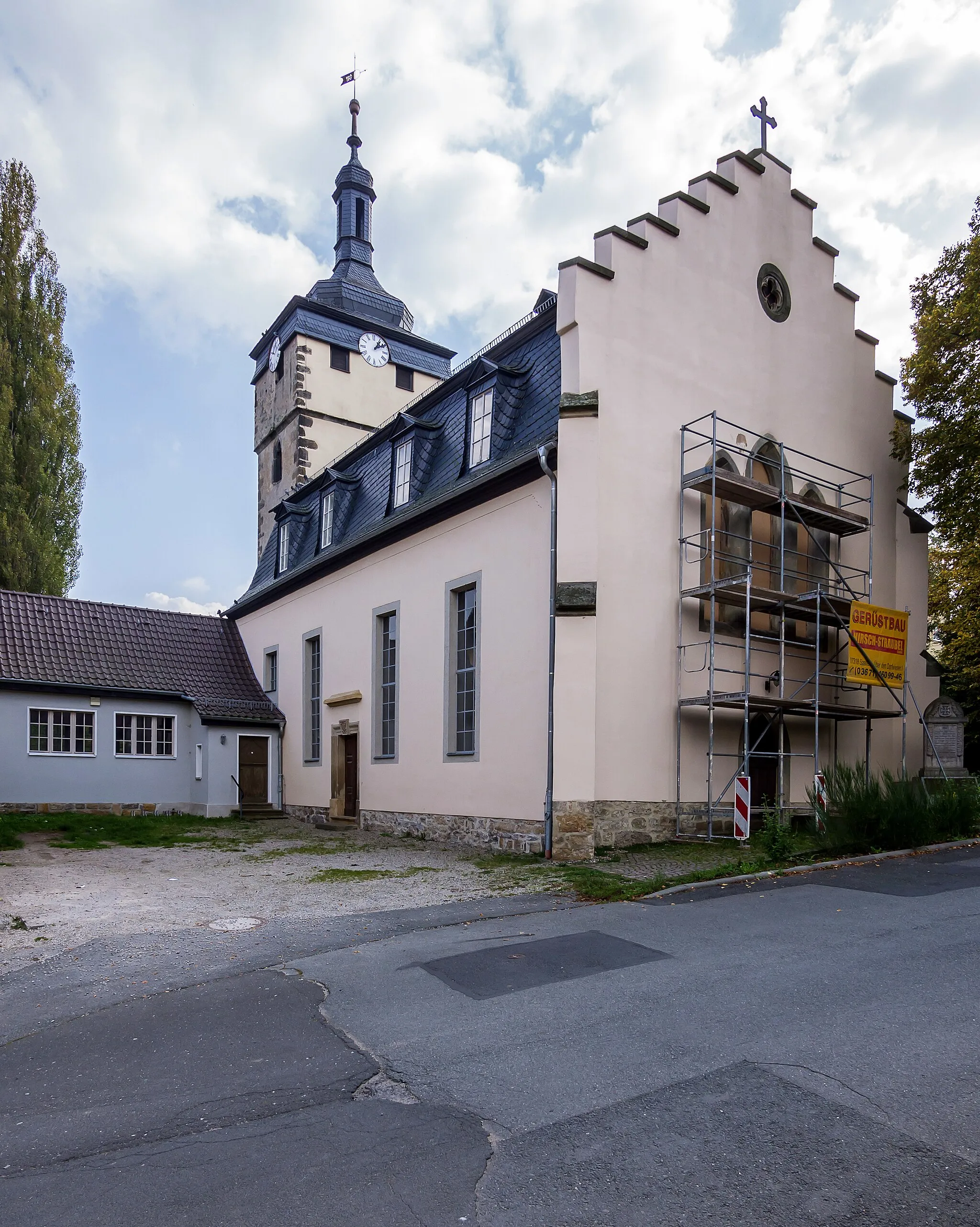 Photo showing: Gorndorf Ratsgasse Kirche  mit Ausstattung