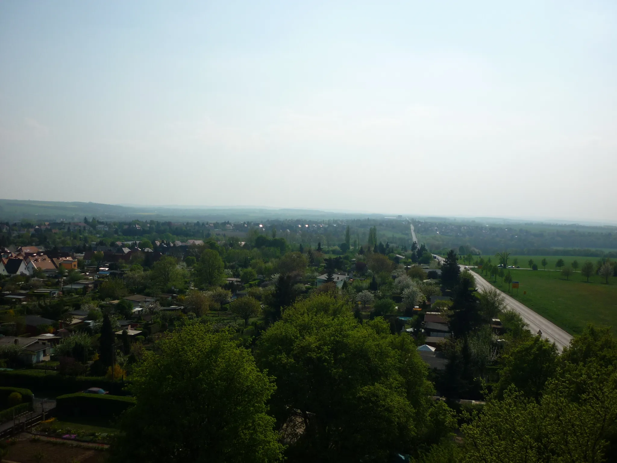 Photo showing: Bismarckturm Apolda - Blick in Richtung Westen