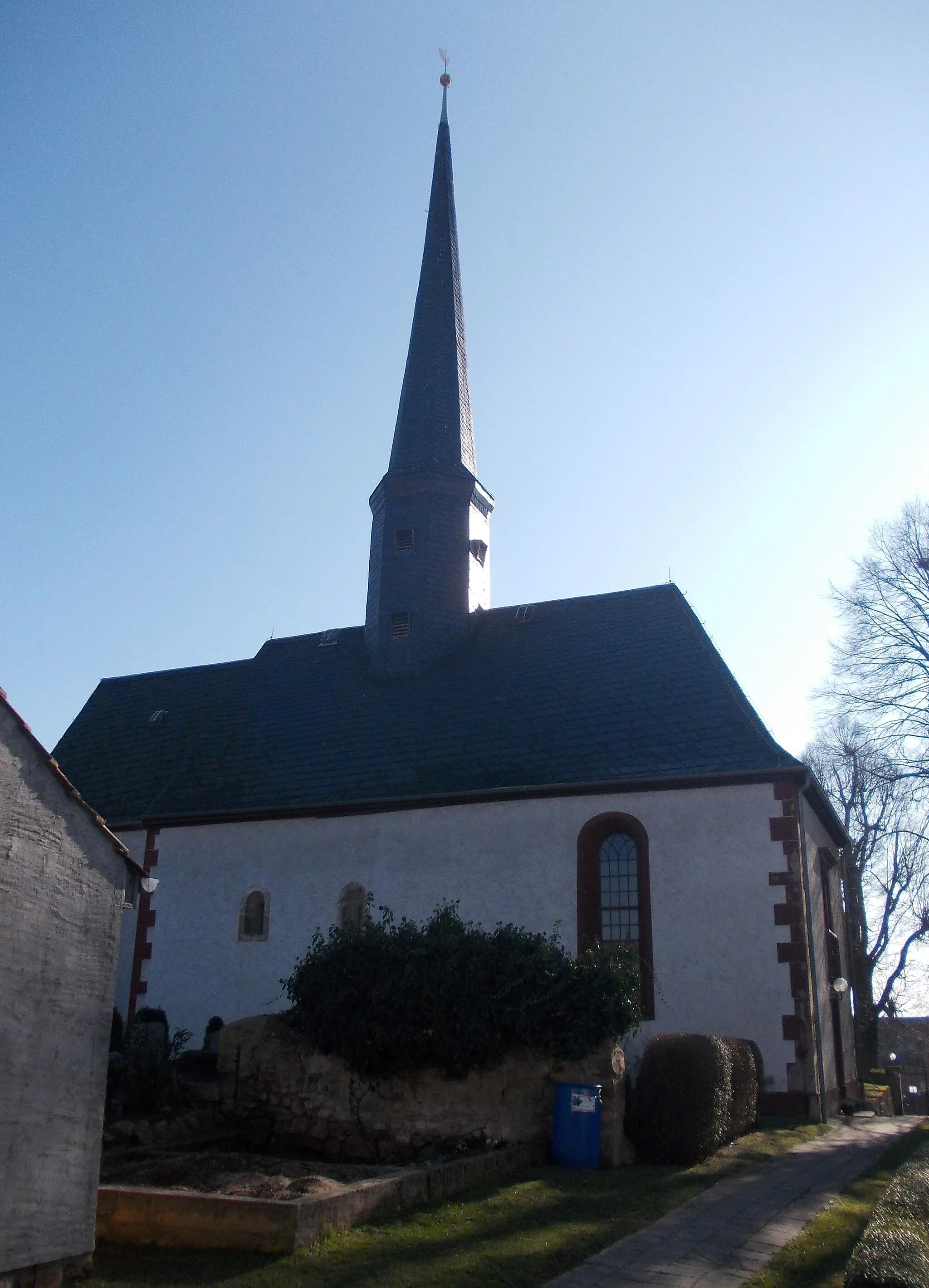 Photo showing: St. Lawrence Churche in Neukirchen (Borna, Leipzig district, Saxony)