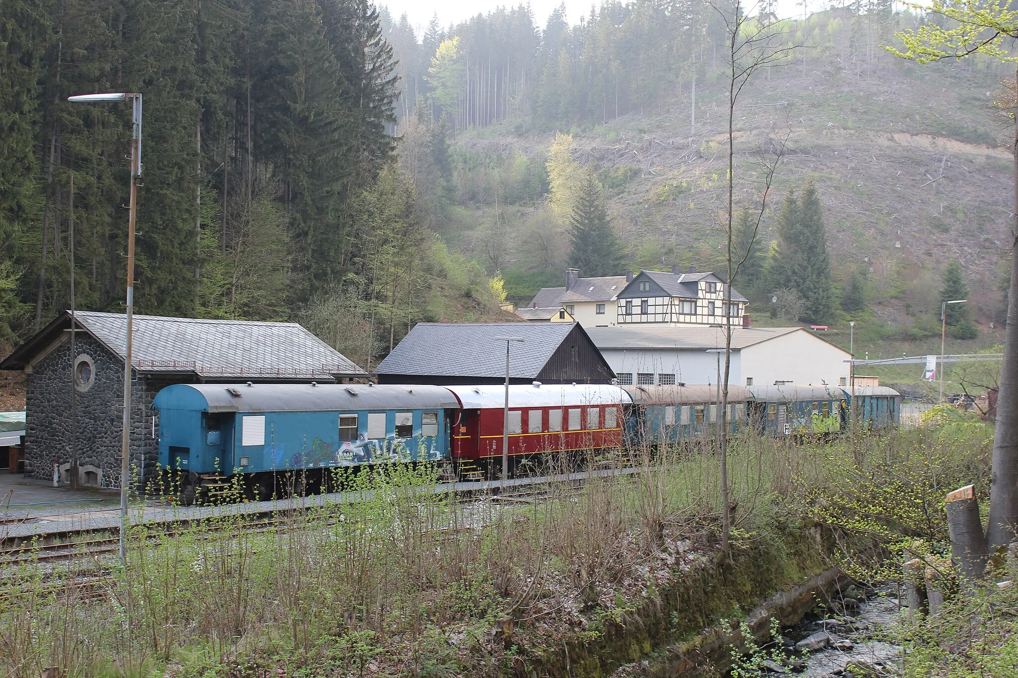 Photo showing: Bahnhof Nordhalben