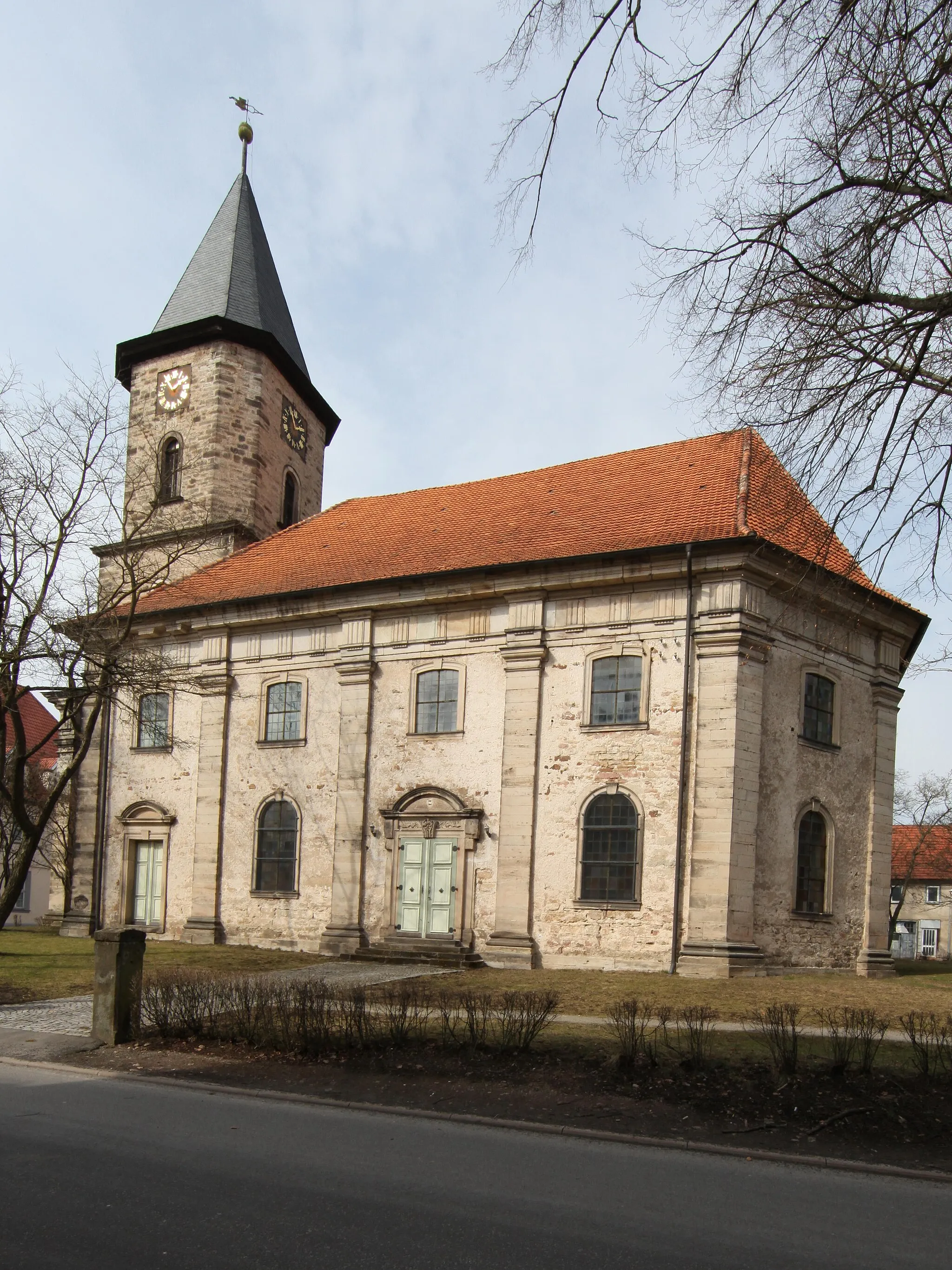 Photo showing: Evangelisch-Lutherische Apostelkirche in Hildburghausen