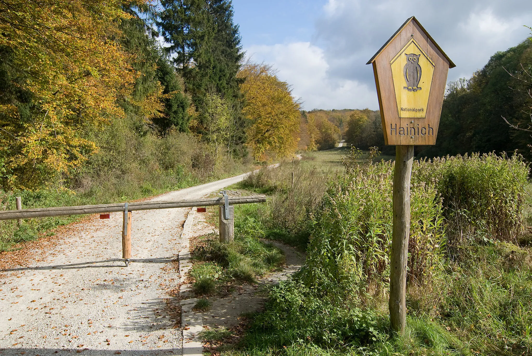 Photo showing: Eingang zum Nationalpark Hainich in Lauterbach