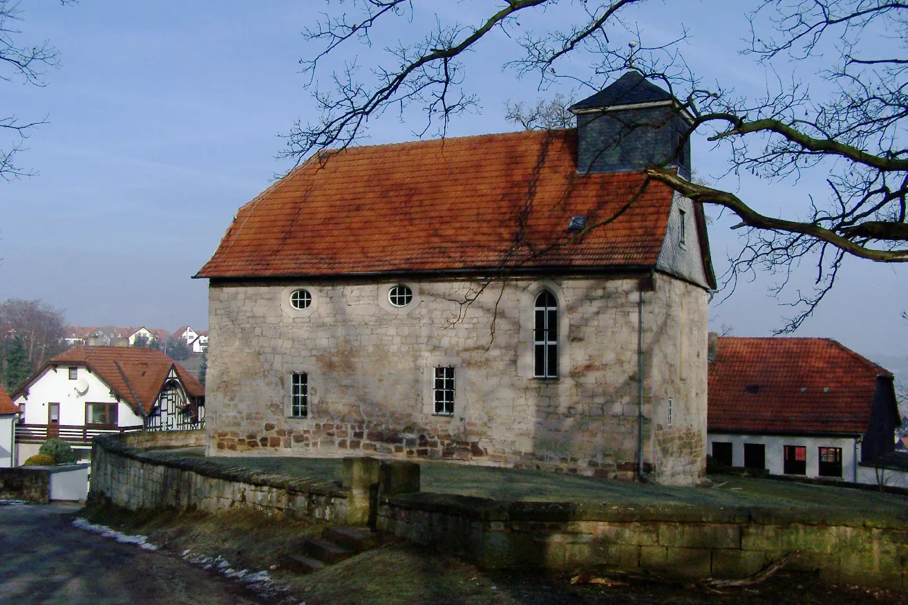 Photo showing: St.Amalien church in Immelborn.