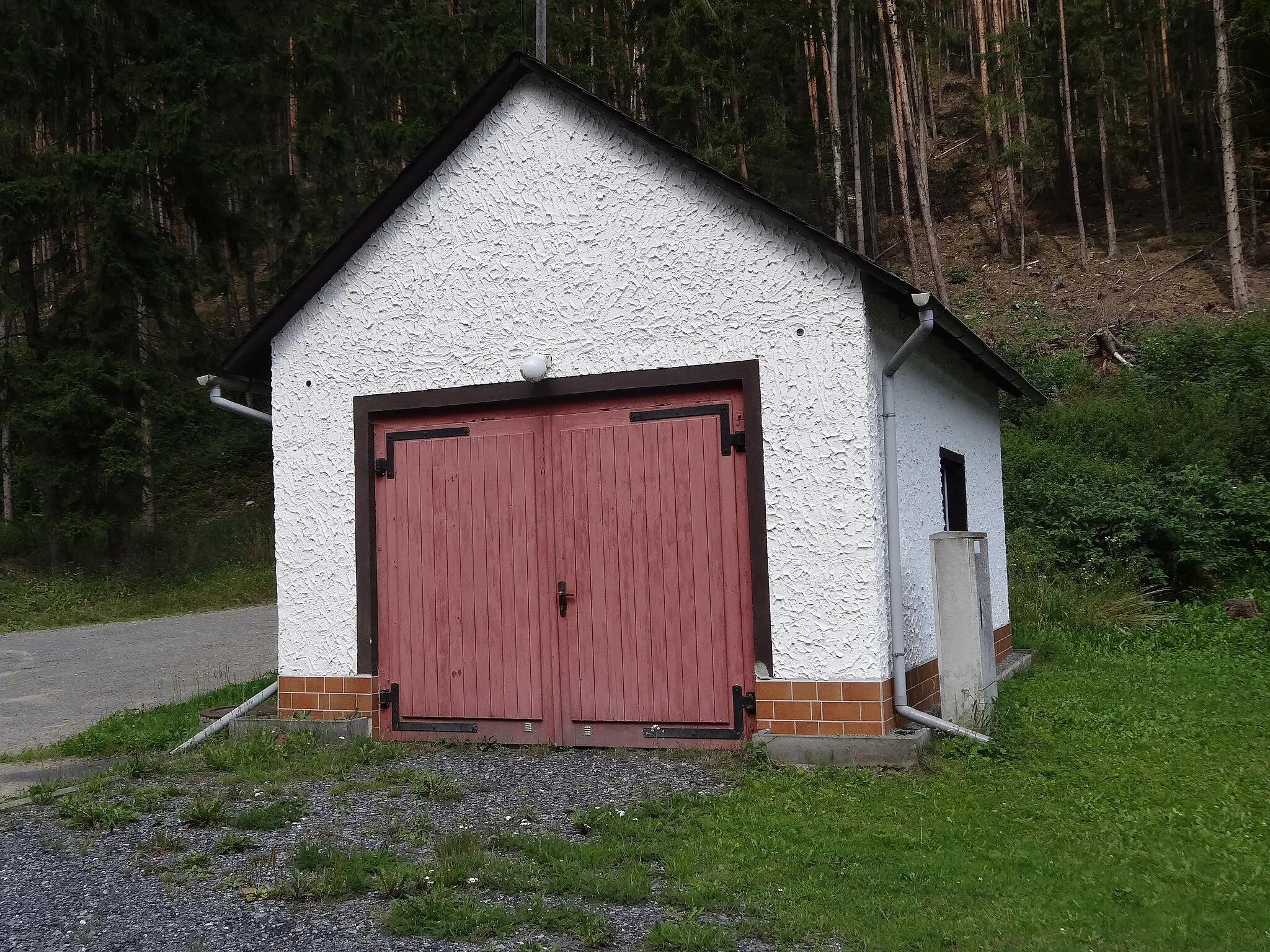 Photo showing: Fire station in Königsthal (Probstzella), Thuringia, Germany