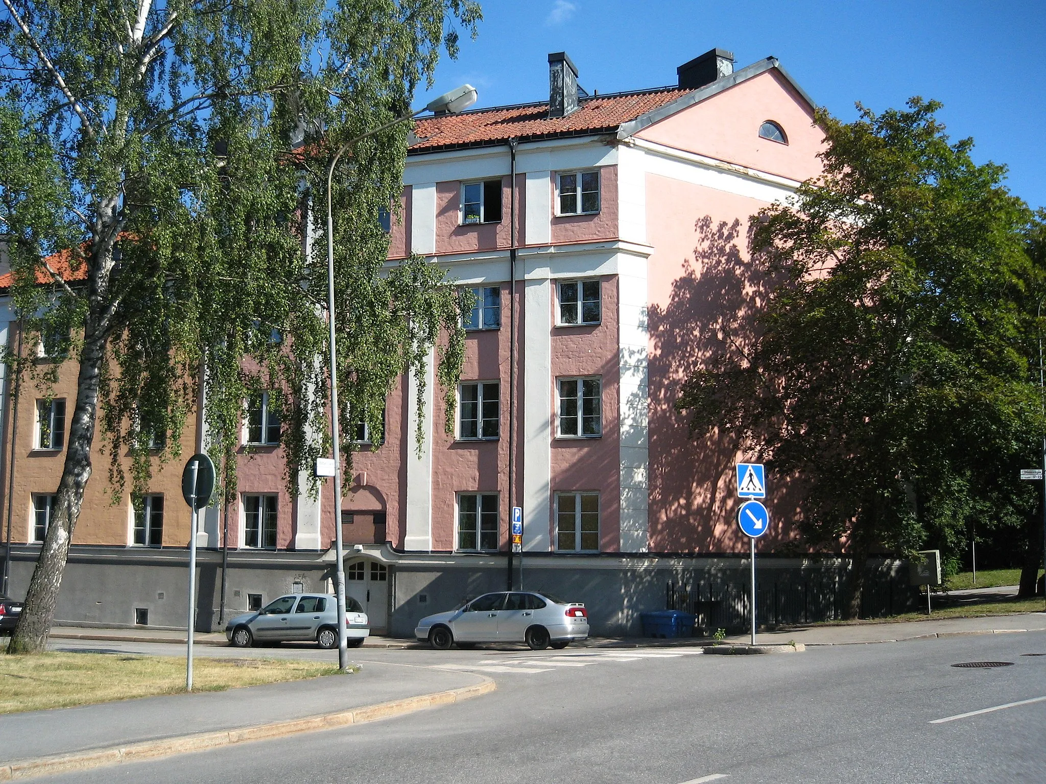 Photo showing: Långkorven Hjorthagen, Stockholm, Dianavägen. Byggnadsår 1921. Arkitekt Axel Wetterberg