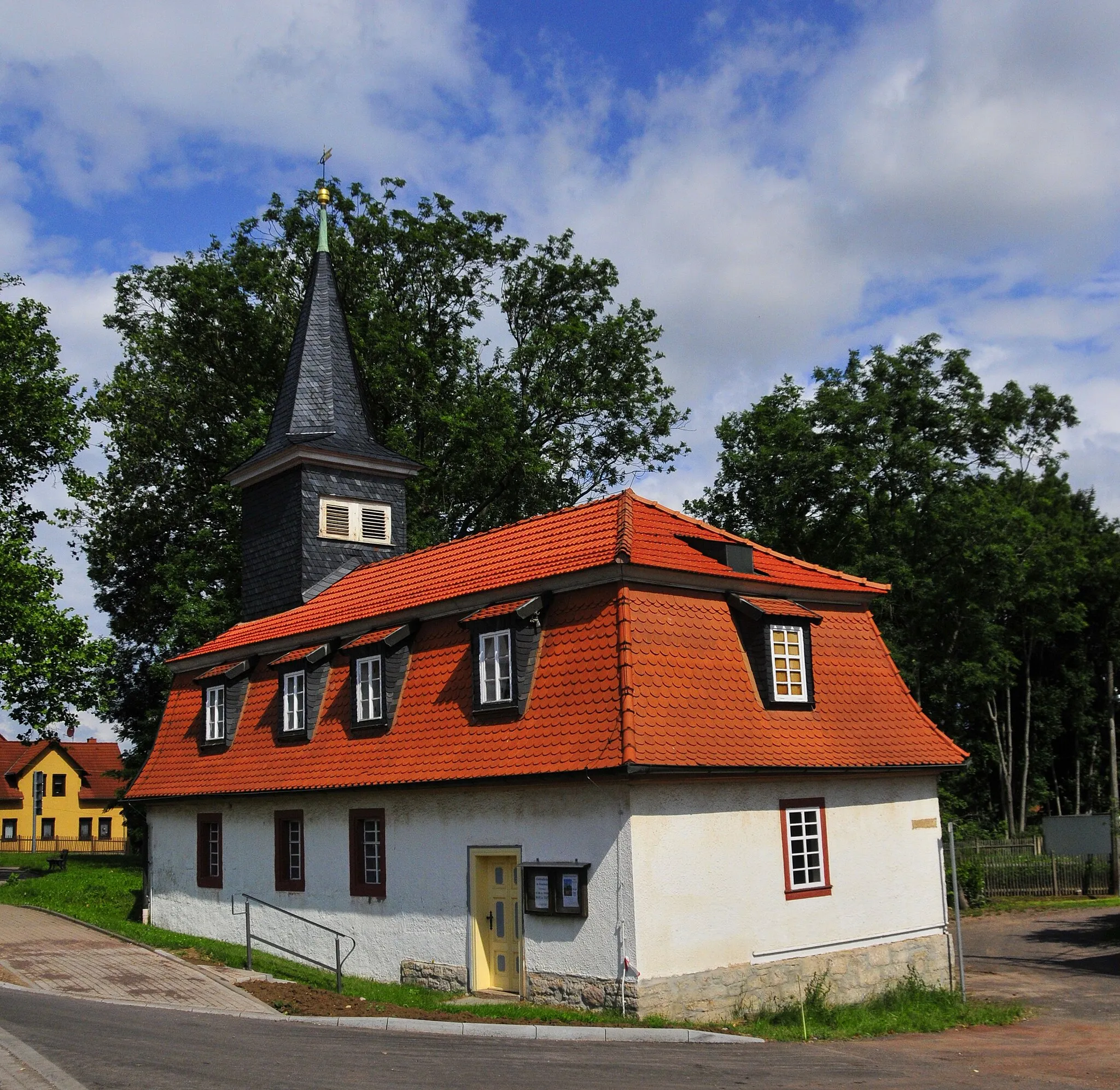 Photo showing: Chapel in Waltershausen, district Ibenhain