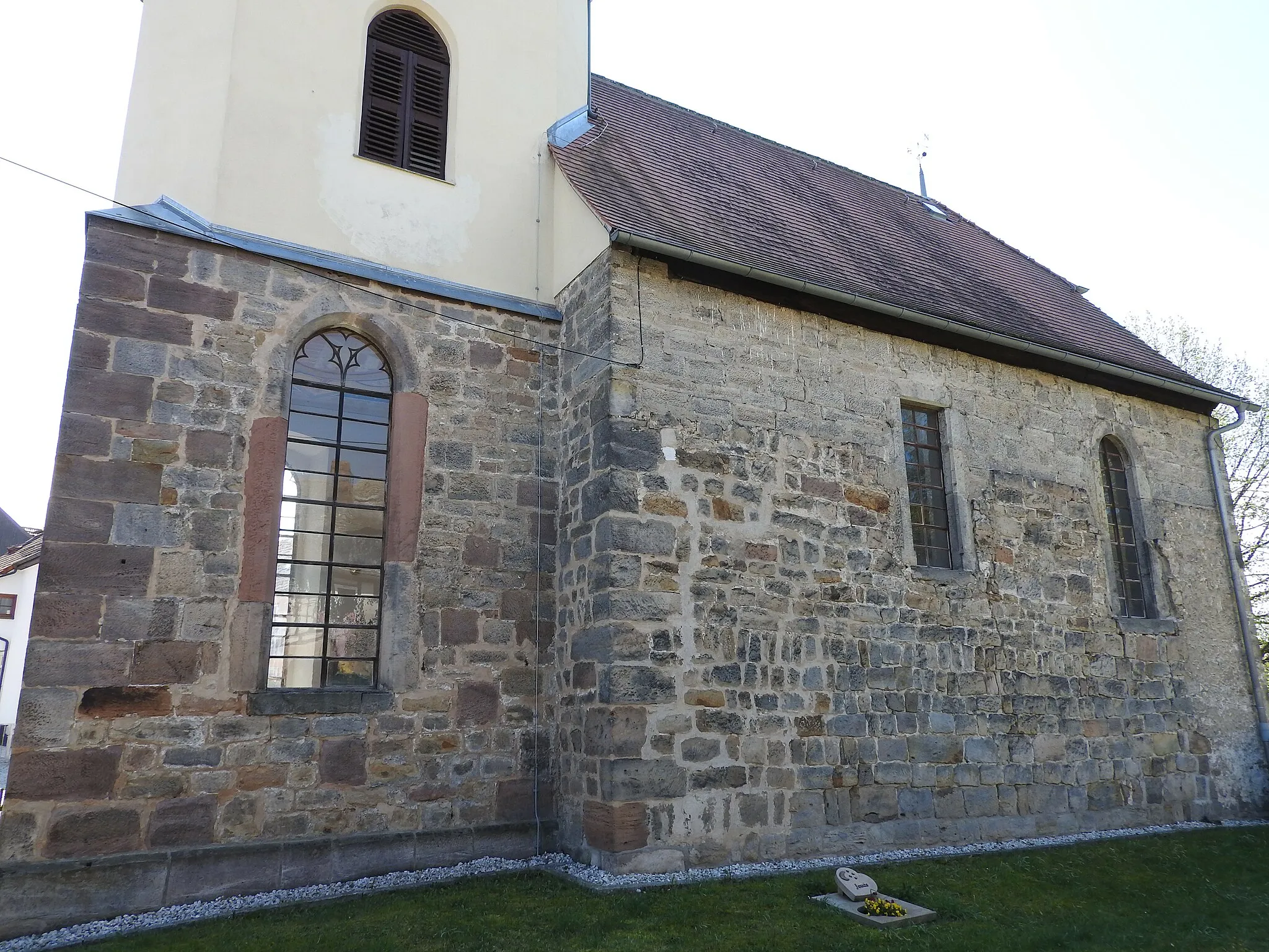 Photo showing: Dorfkirche in Schmölln, Hummelshain in Thüringen