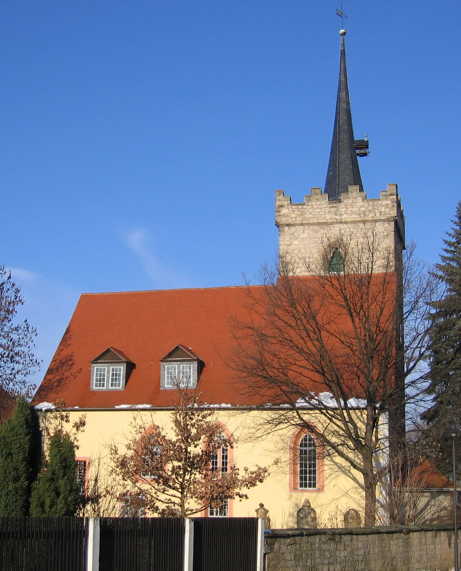 Photo showing: Niederzimmern church, Thuringia, Germany, Dorfkirche von Niederzimmern/Thüringen