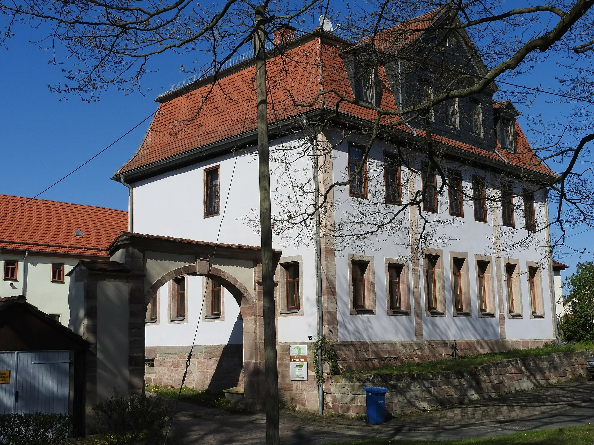 Photo showing: Ehemaliges Rittergut in Großbockedra in Thüringen