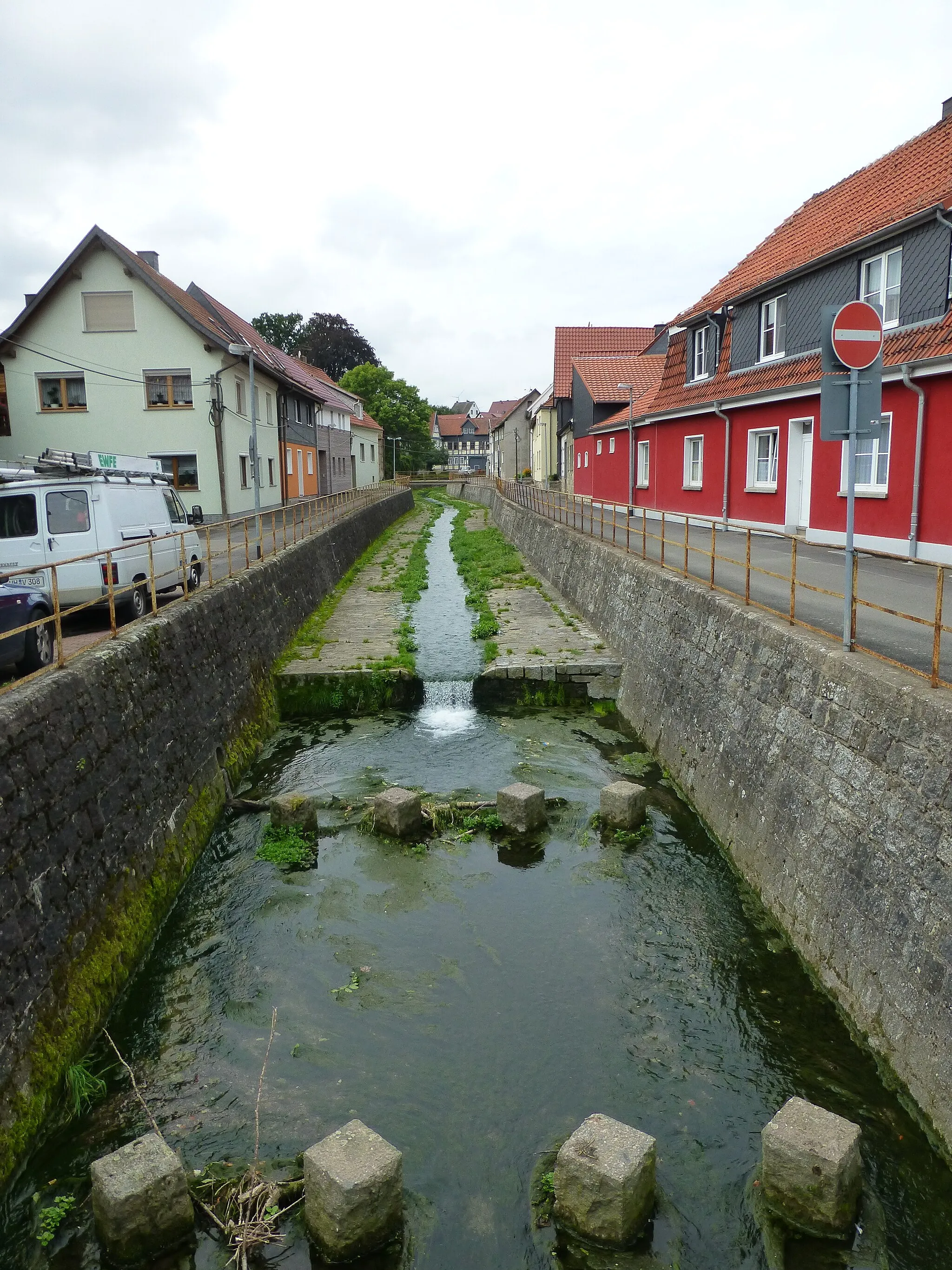 Photo showing: Die Luhne in Bickenriede