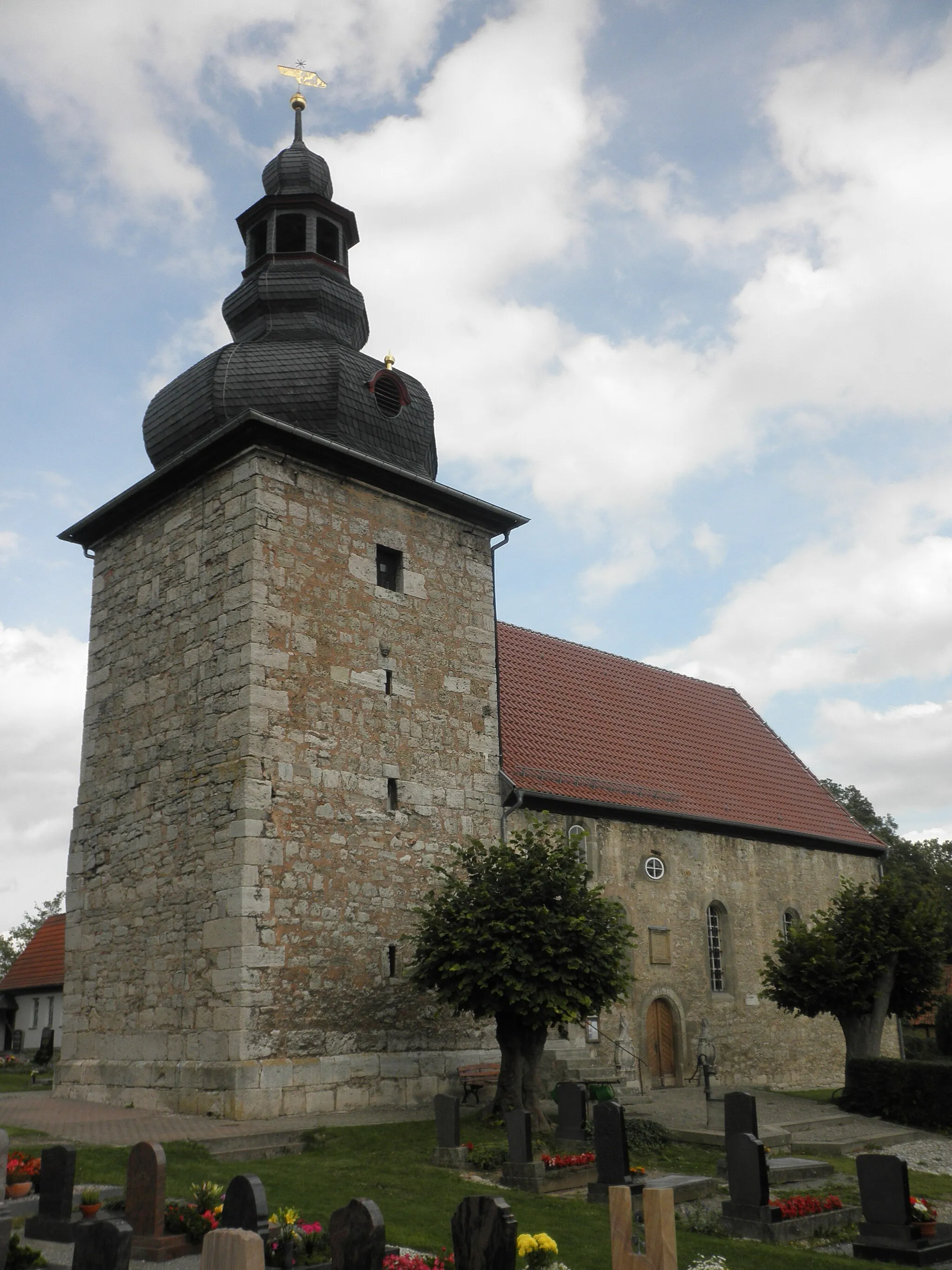 Photo showing: Church in Dörna in Thuringia